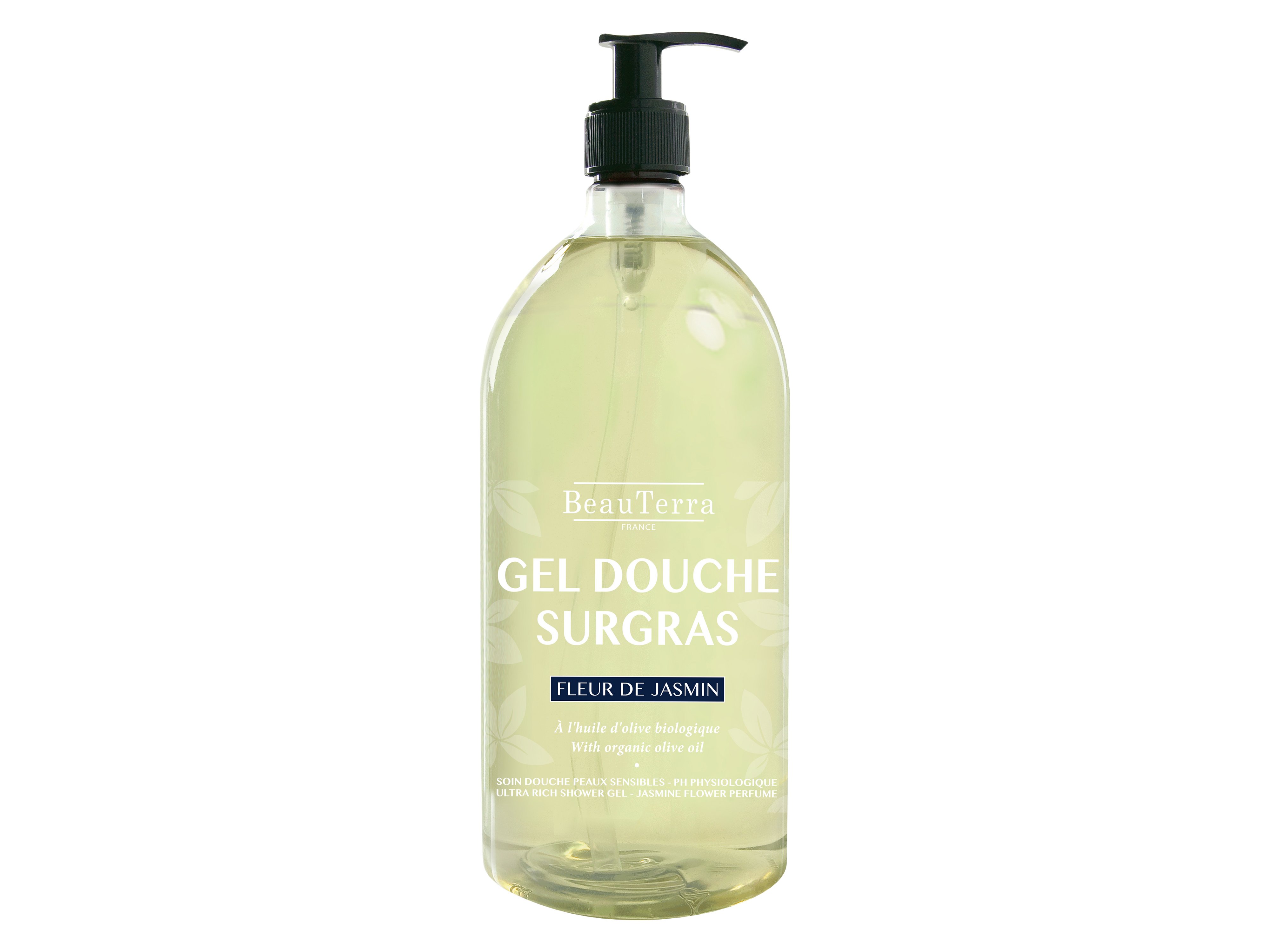 Beau Terra Ultra Rich Shower Gel Jasmine Flower, 1000 ml