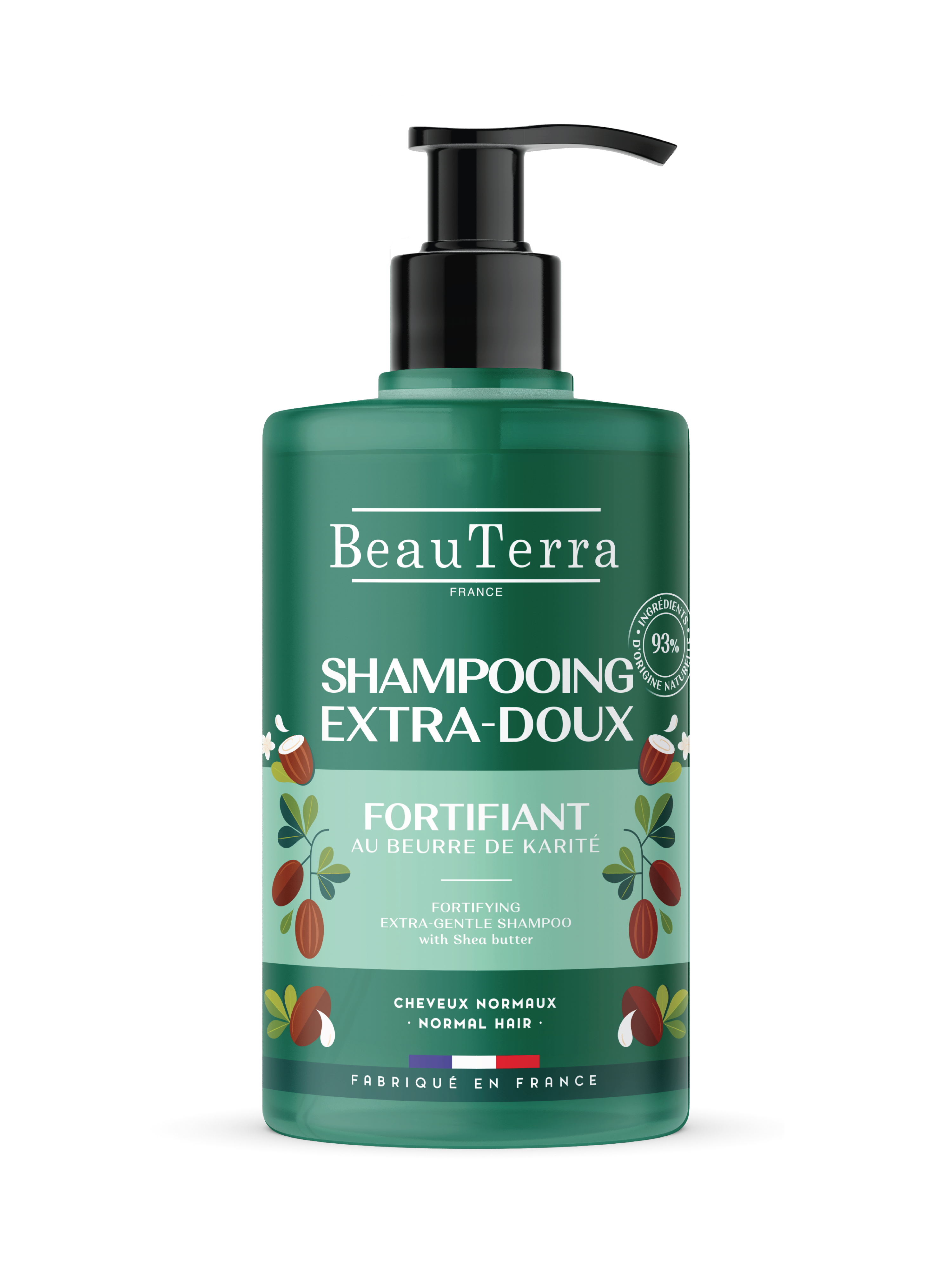 Beau Terra Extra Gentle Fortifying Shampoo, 750 ml