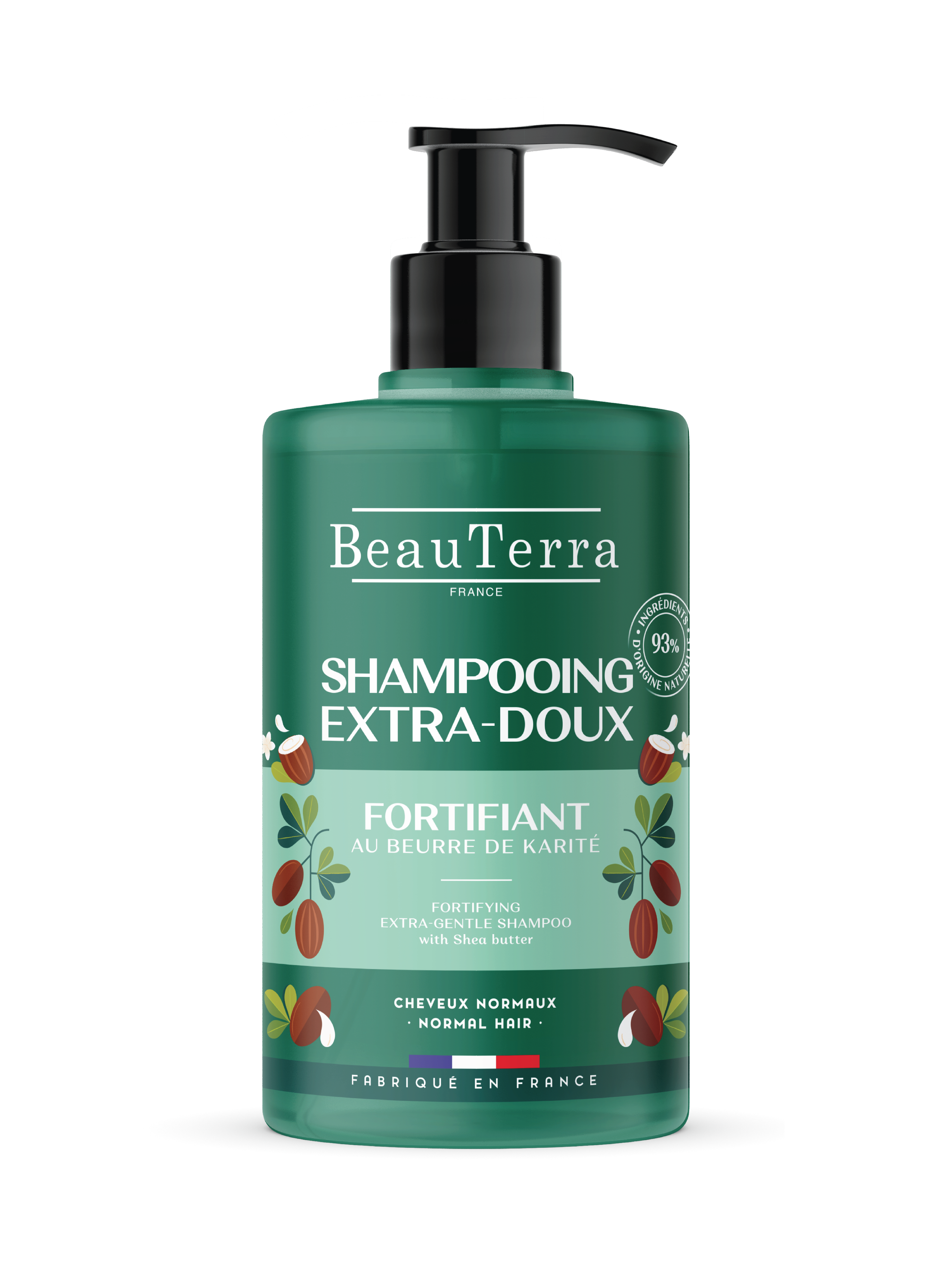 Beau Terra Extra Gentle Fortifying Shampoo, 750 ml