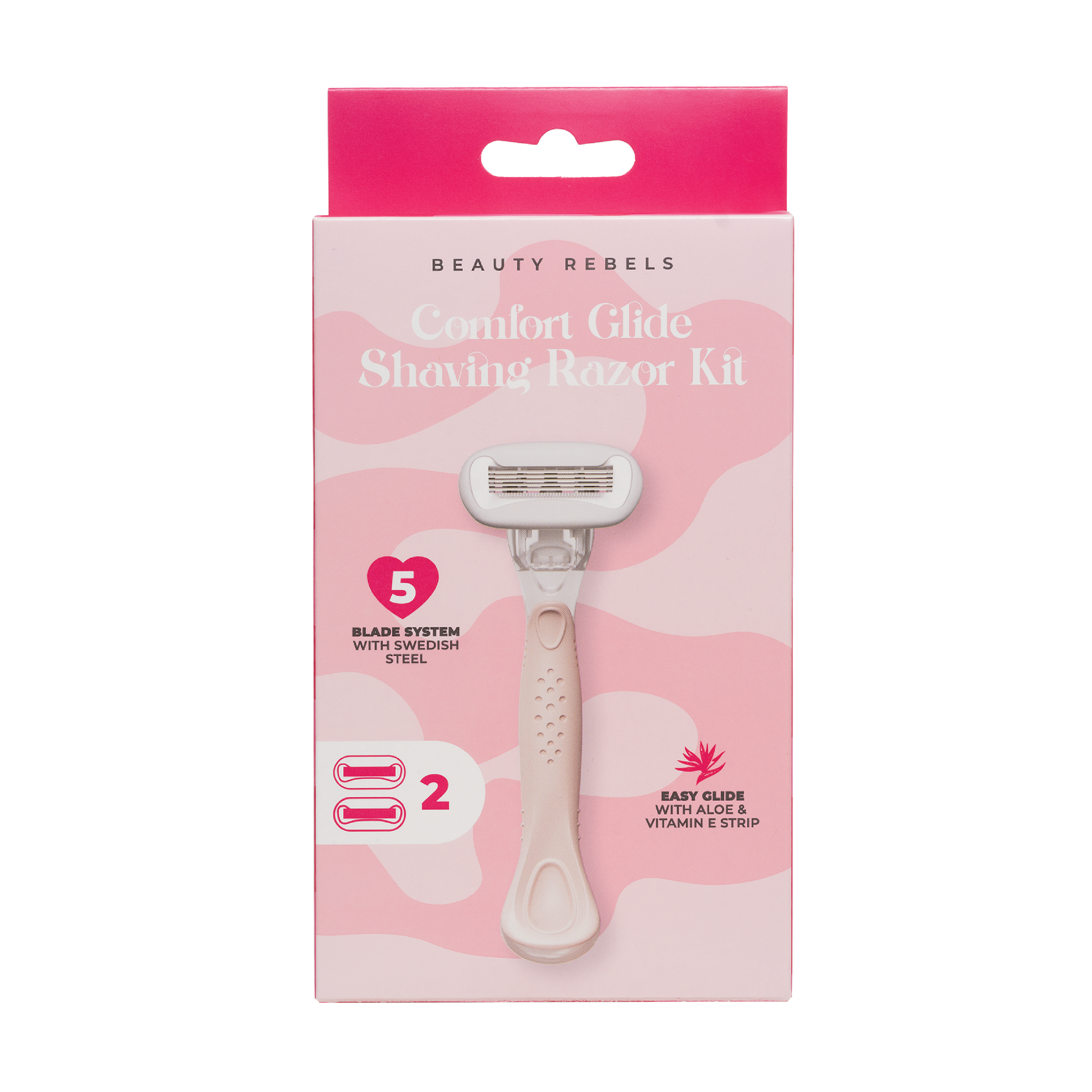 Beauty Rebels Comfort Glide Shaving Kit, 1 sett