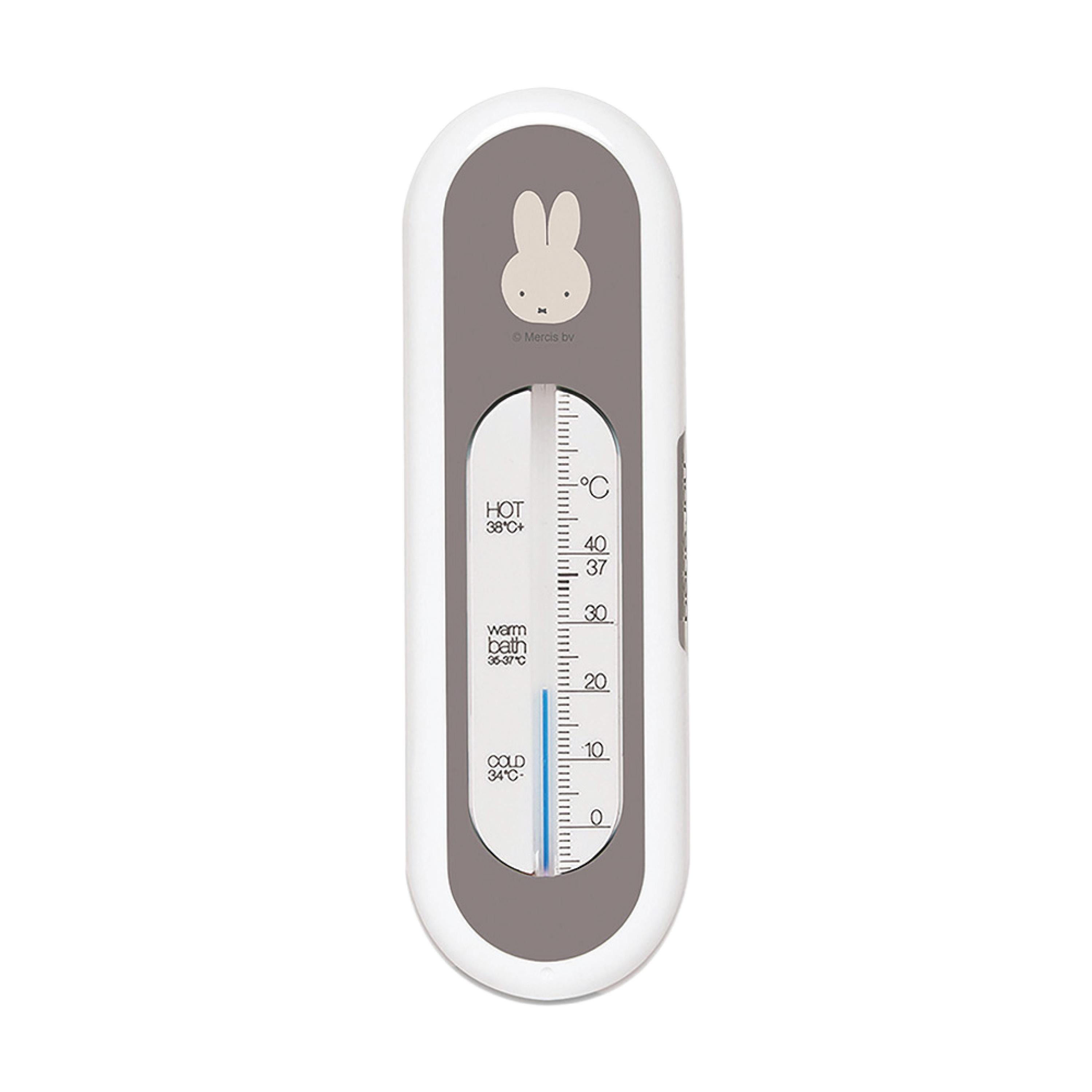 Bebe-Jou Badetermometer Miffy Friends, Grå, 1 stk.