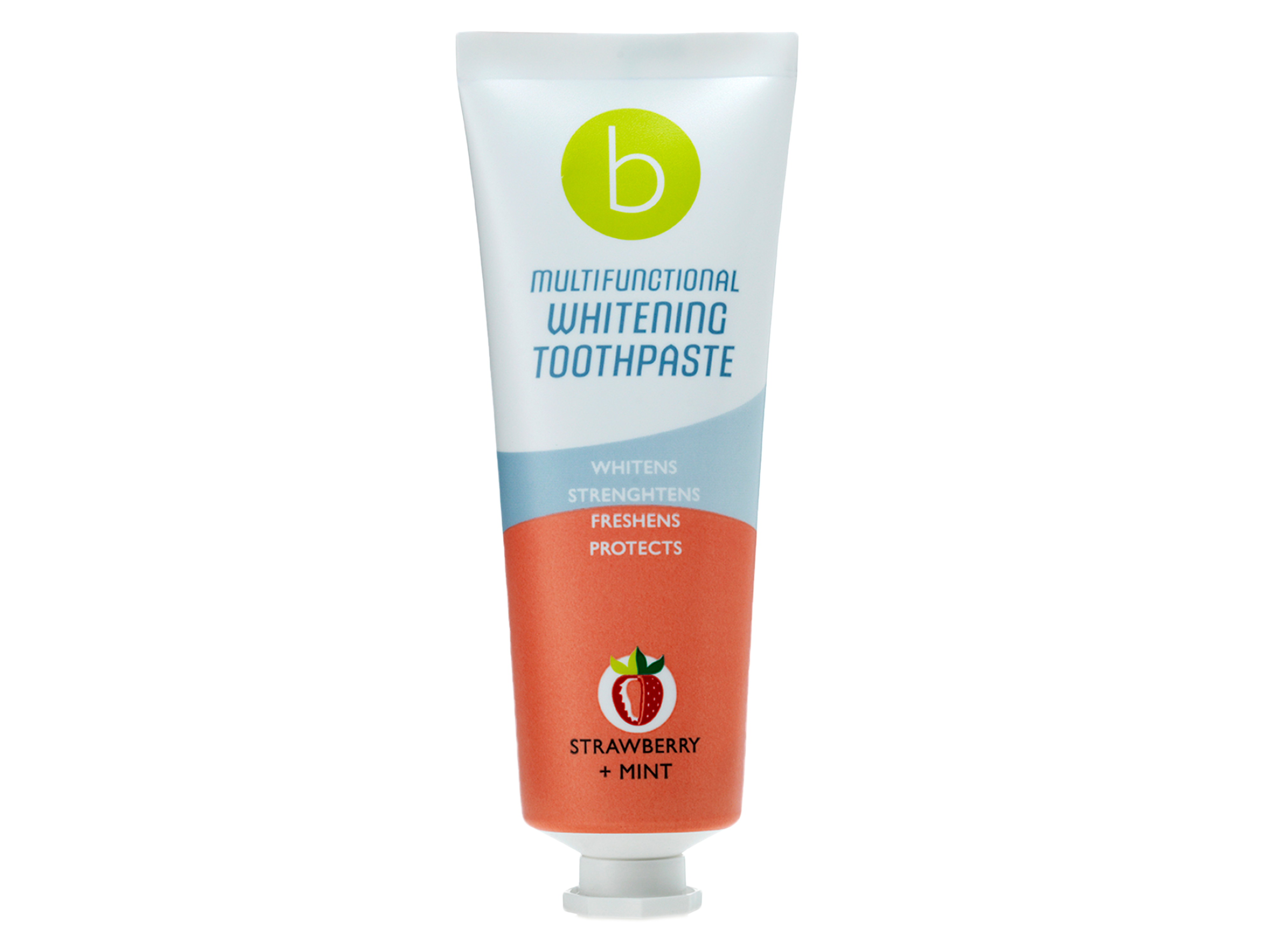 Beconfident Beconfident Multifunctional Whitening Toothpaste, jordbær + mint, 75