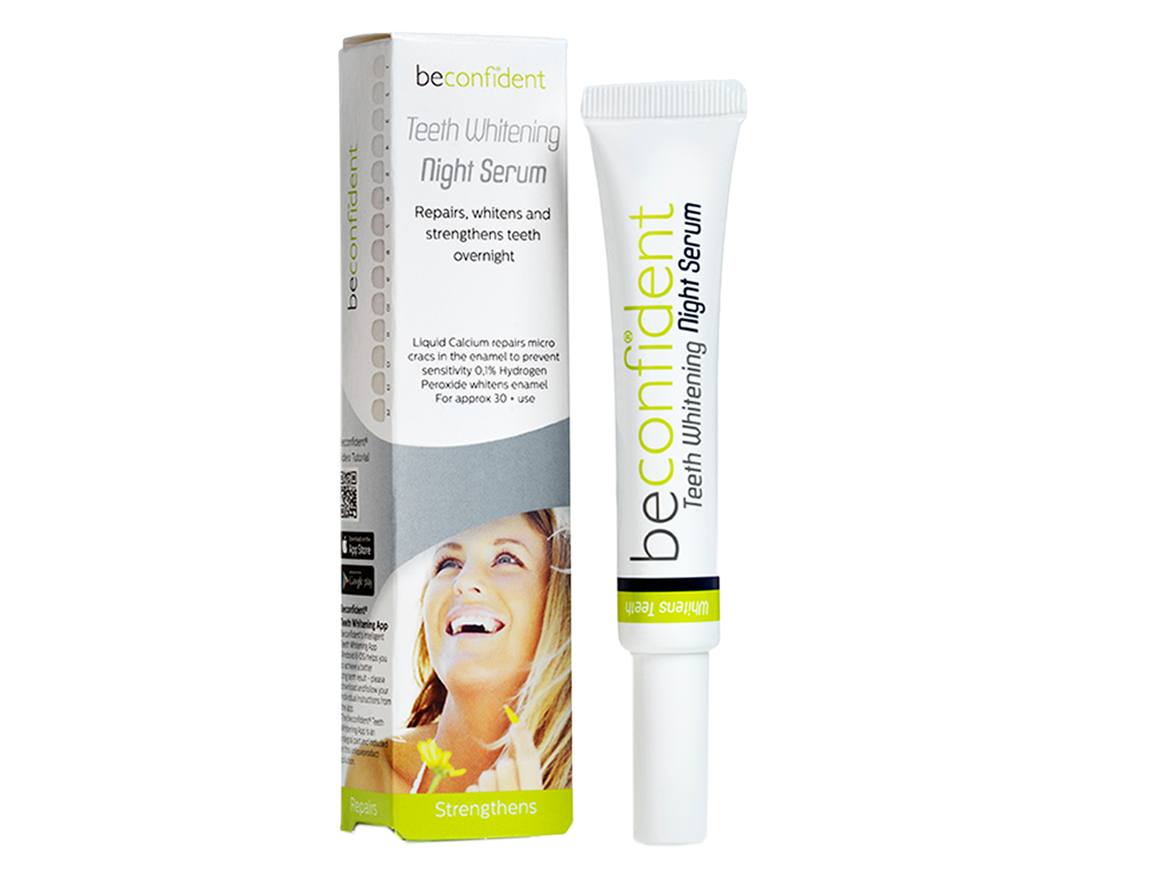 Beconfident Teeth Whitening Night Serum, 10 ml