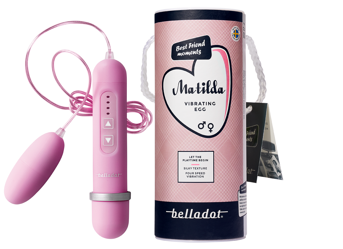 Belladot Belladot Matilda Vibrating Egg, Rosa, 1 stk.