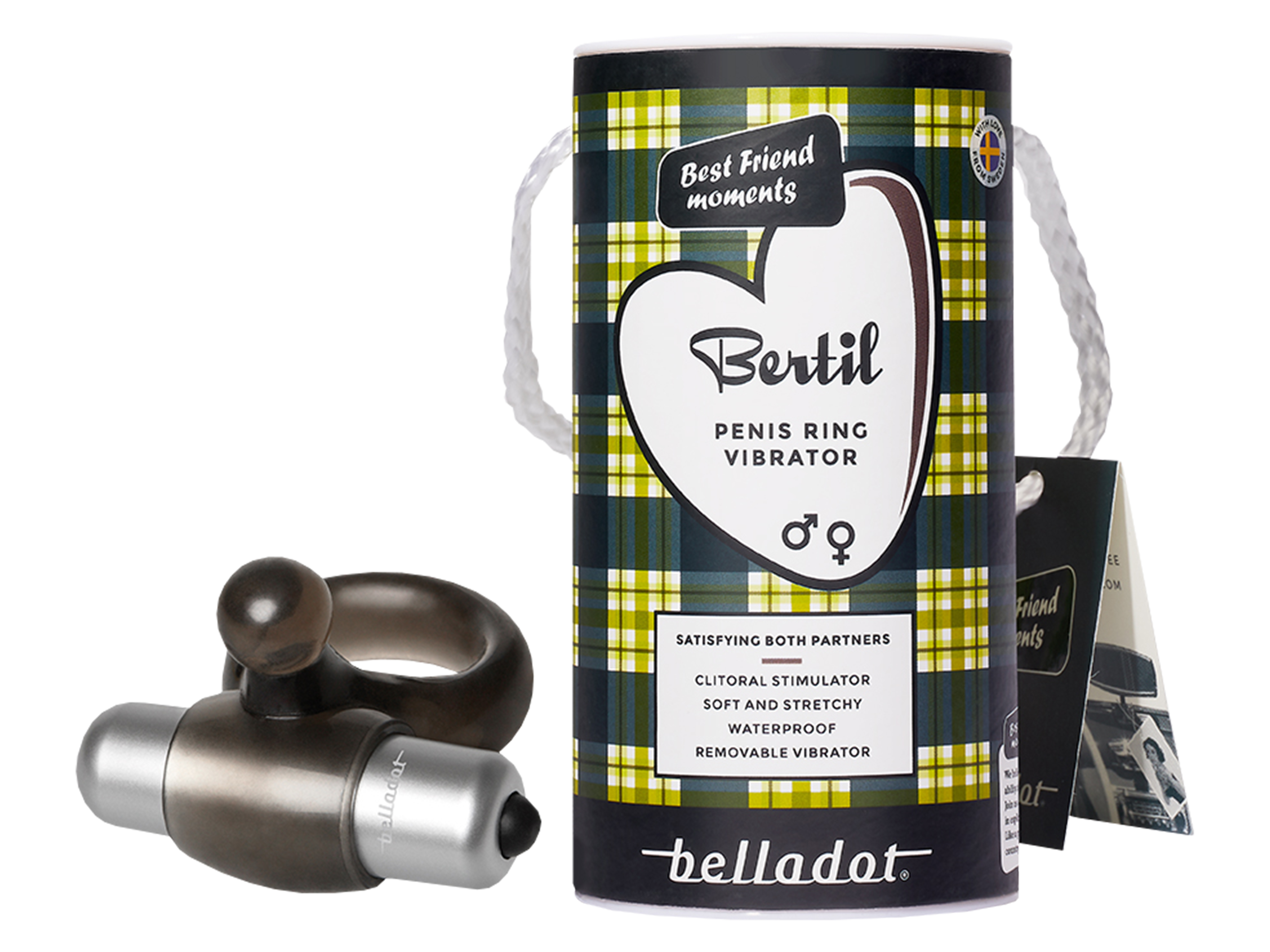 Belladot Bertil Penis Ring Vibrator, 1 stk