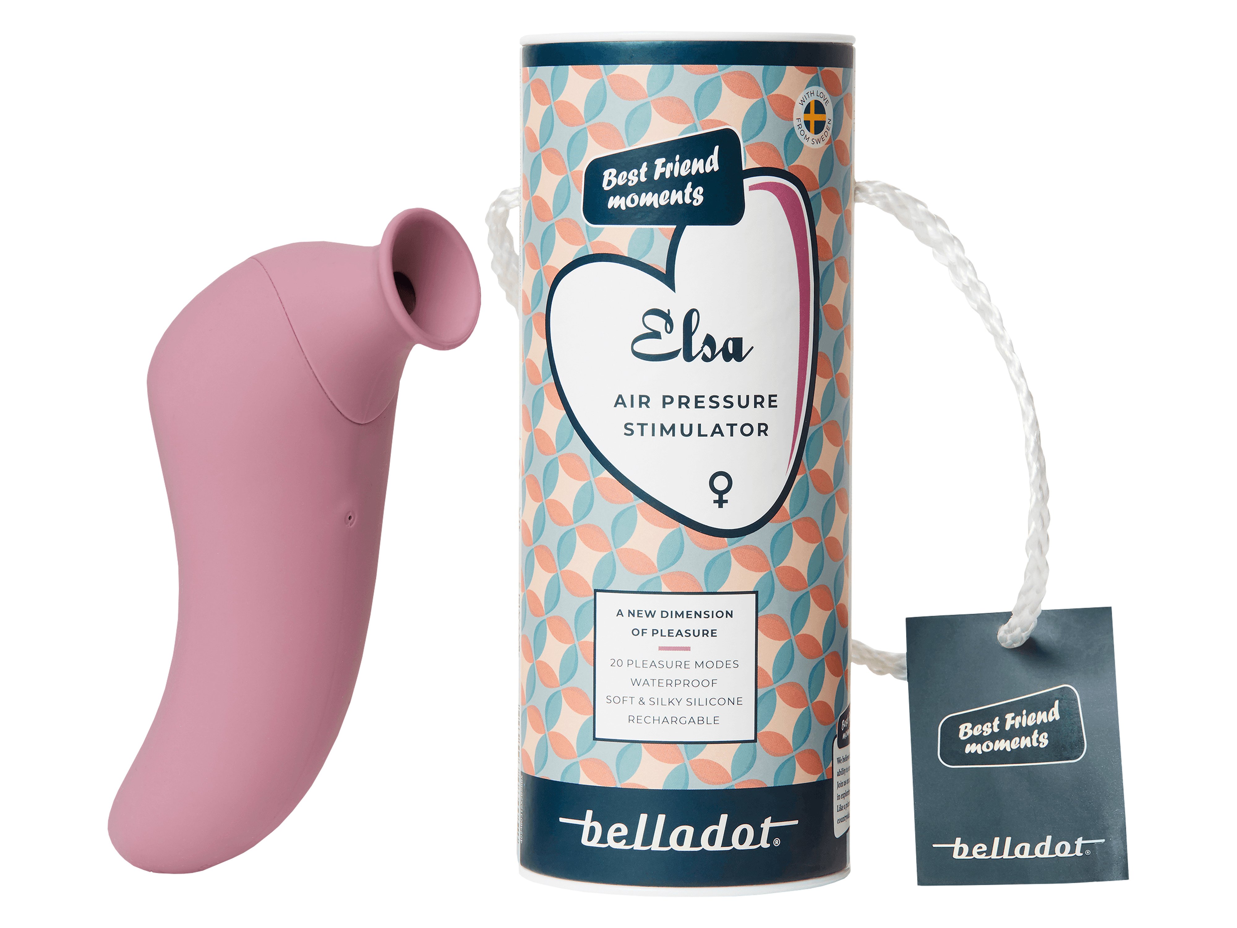 Belladot Elsa Lufttrykksvibrator, Lilla, 1 stk.