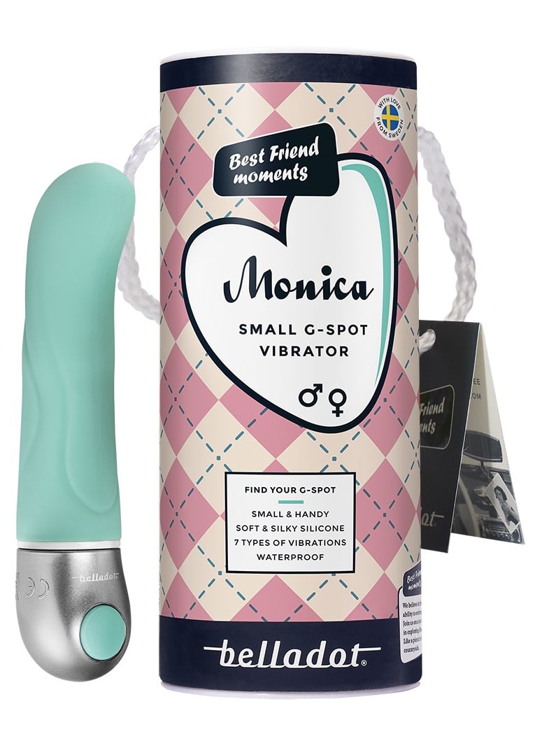 Belladot Monica Small G-Spot Vibrator, Grønn, 1 stk.