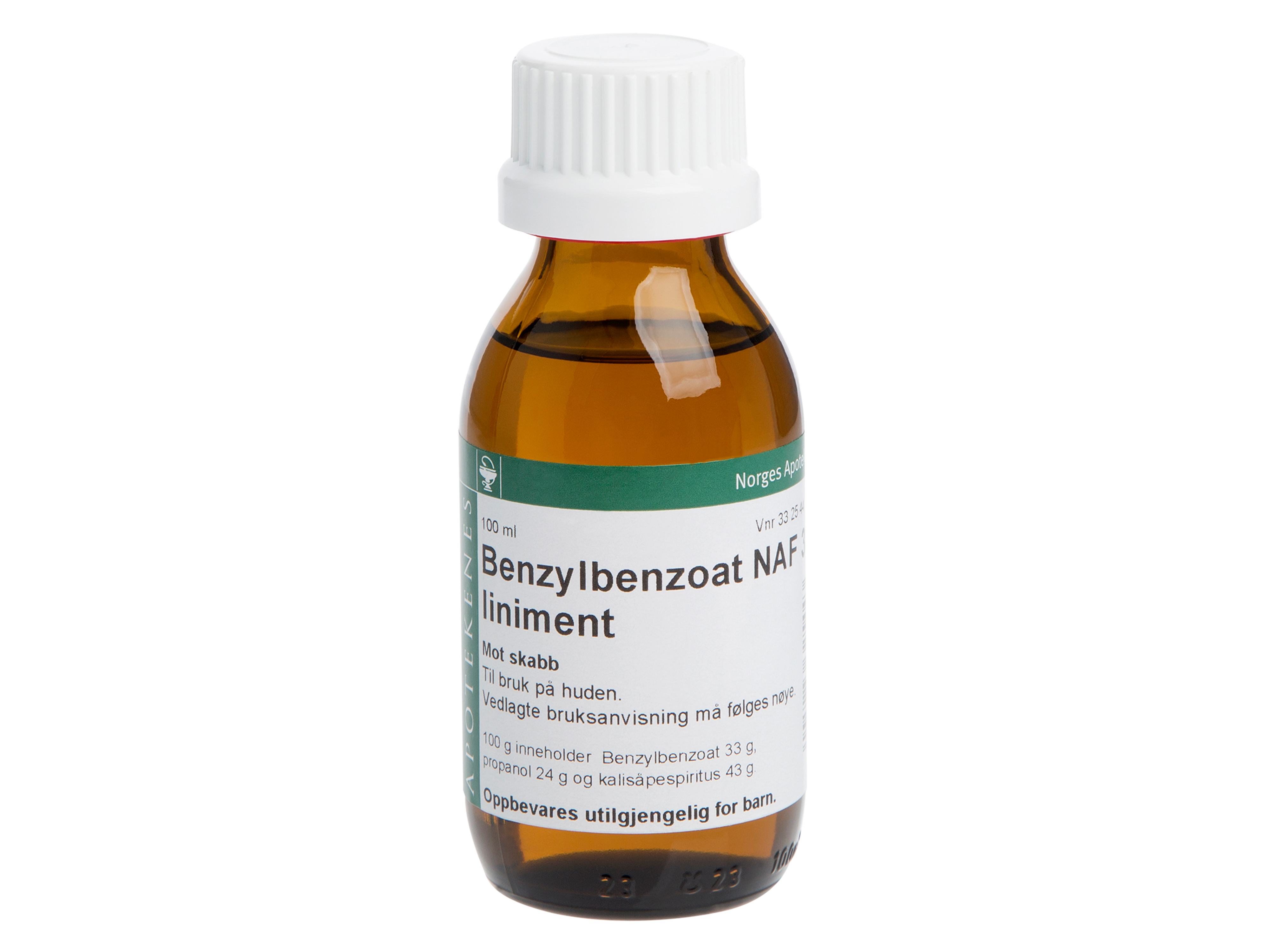 Benzylbenzoat NAF liniment 33%, 100 ml