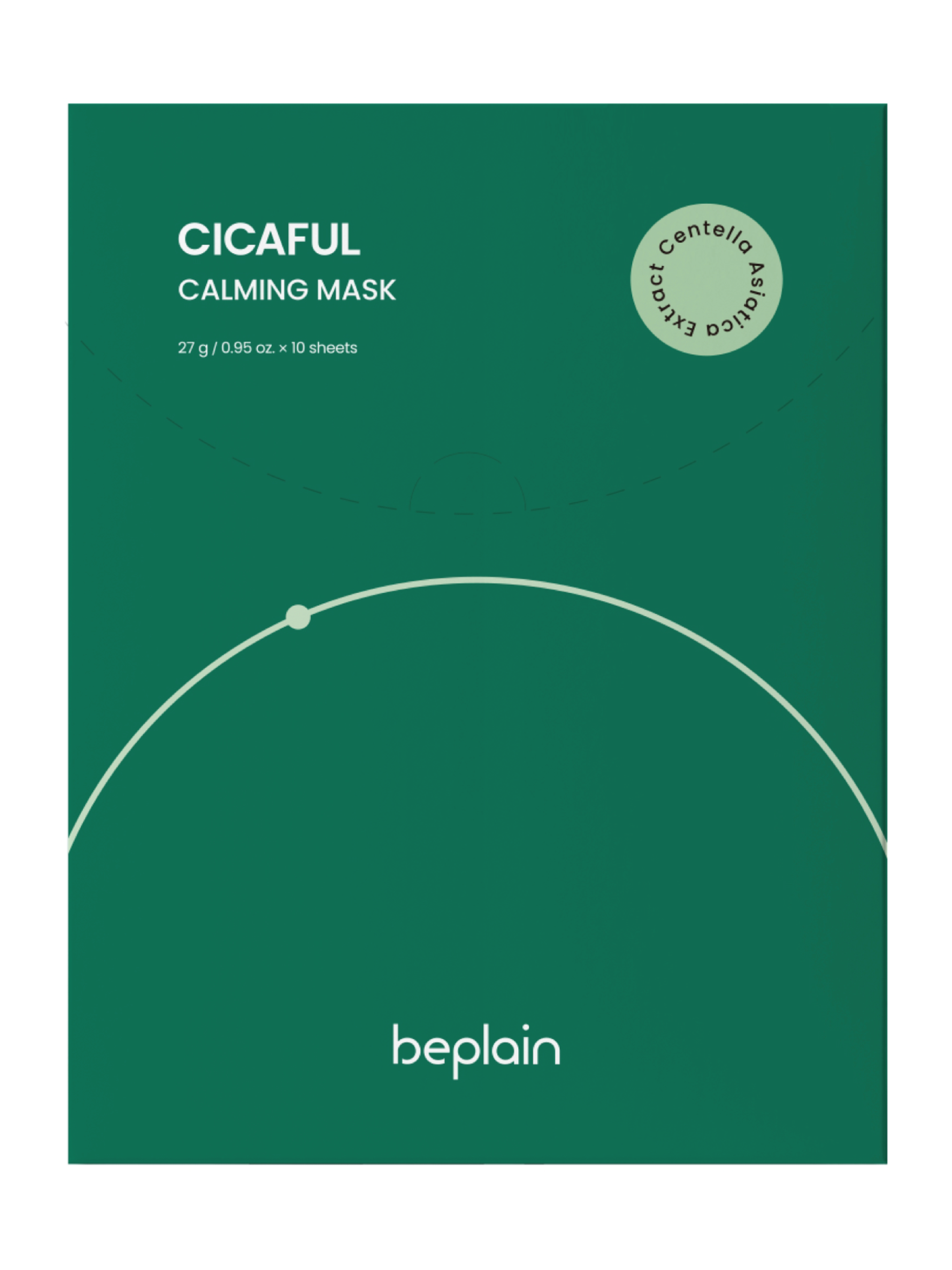 Beplain Cicaful Calming Mask, 10 stk.