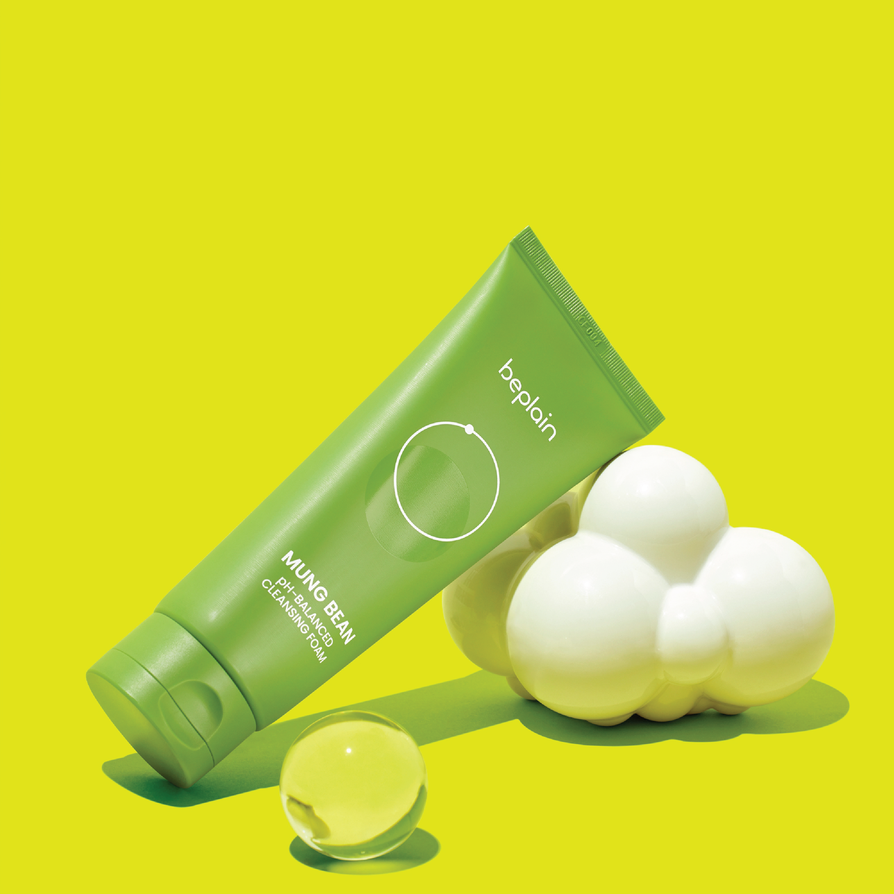 Beplain Mung Bean Cleansing Foam Jumbo Size, 160 ml