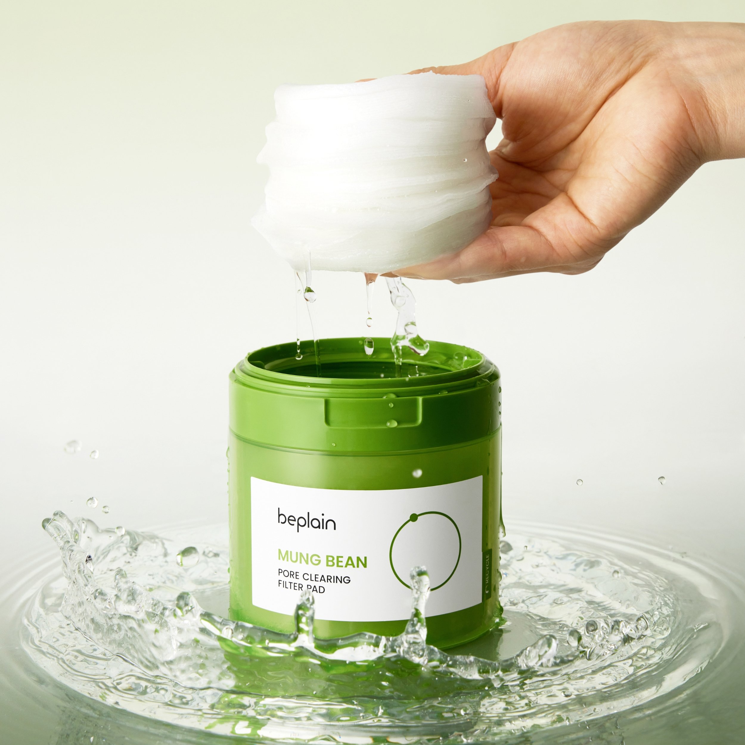 Beplain Mung Bean Pore Clearing Filter Pad, 70 stk.