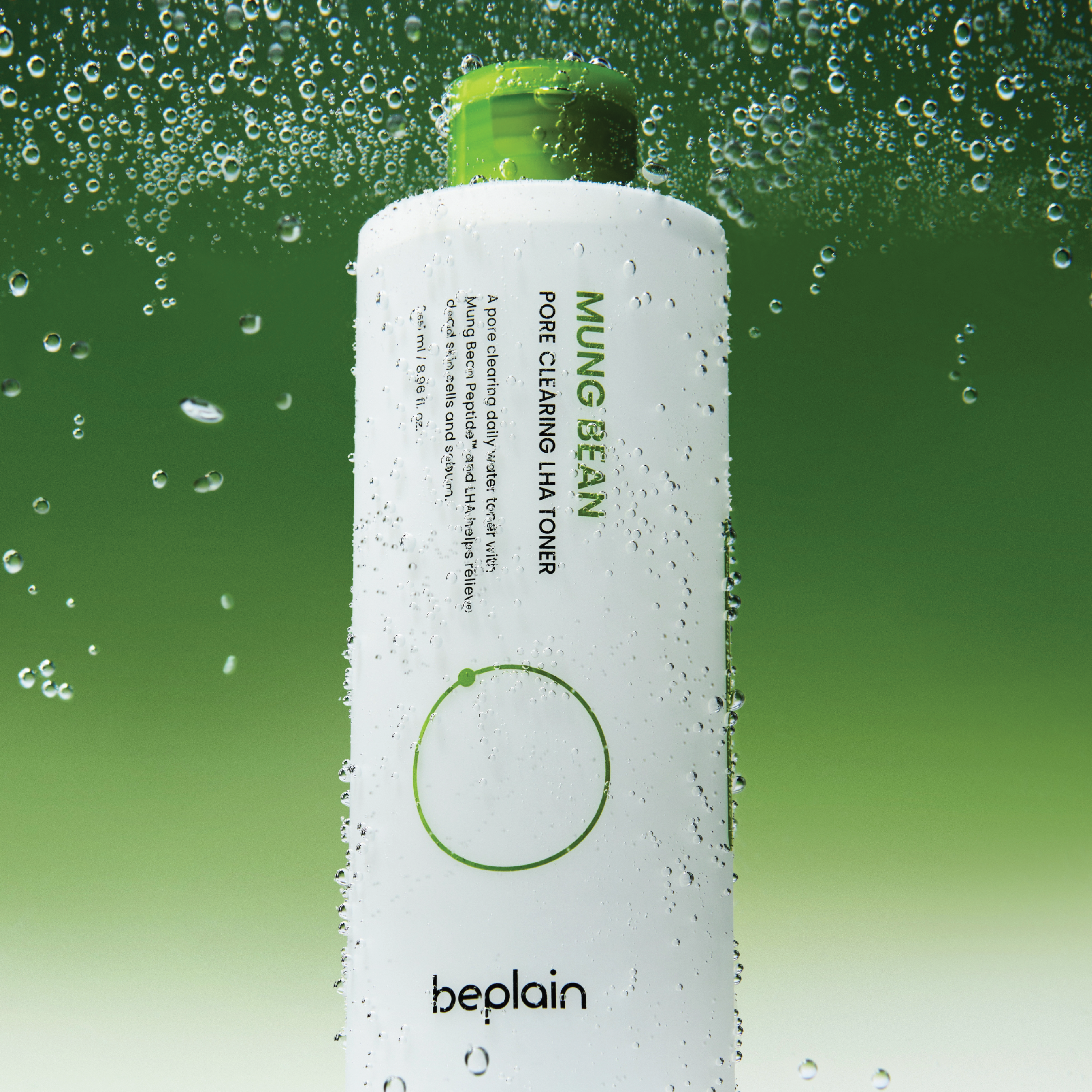 Beplain Mung Bean Pore Clearing LHA Toner, 265 ml