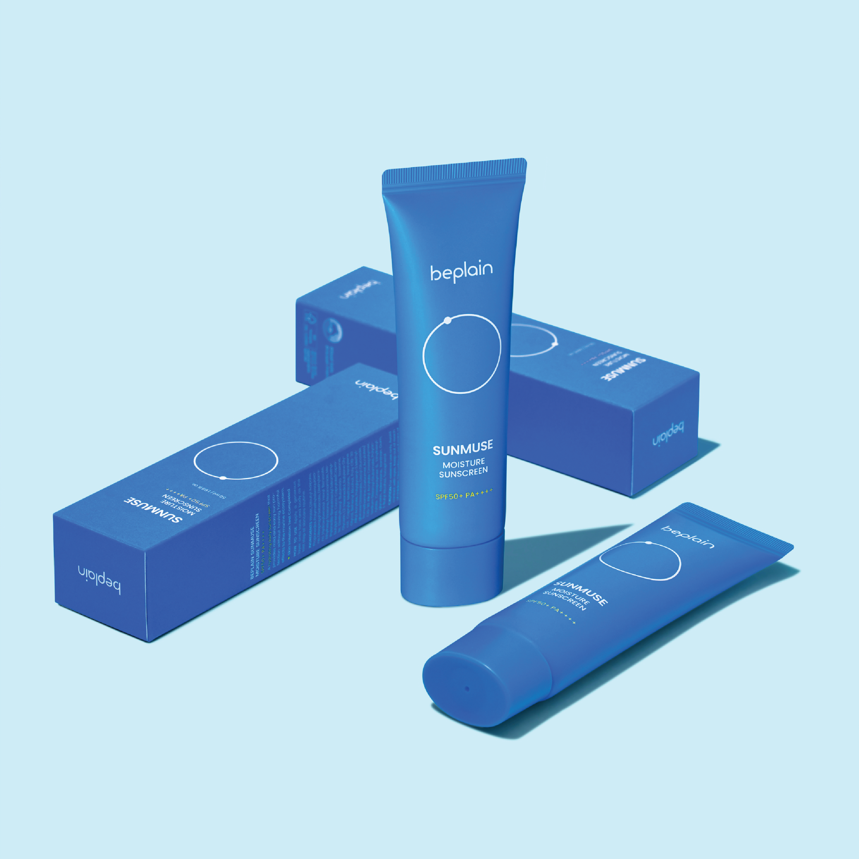 Beplain Sunmuse Moisture Sunscreen SPF50+ PA++++, 50 ml