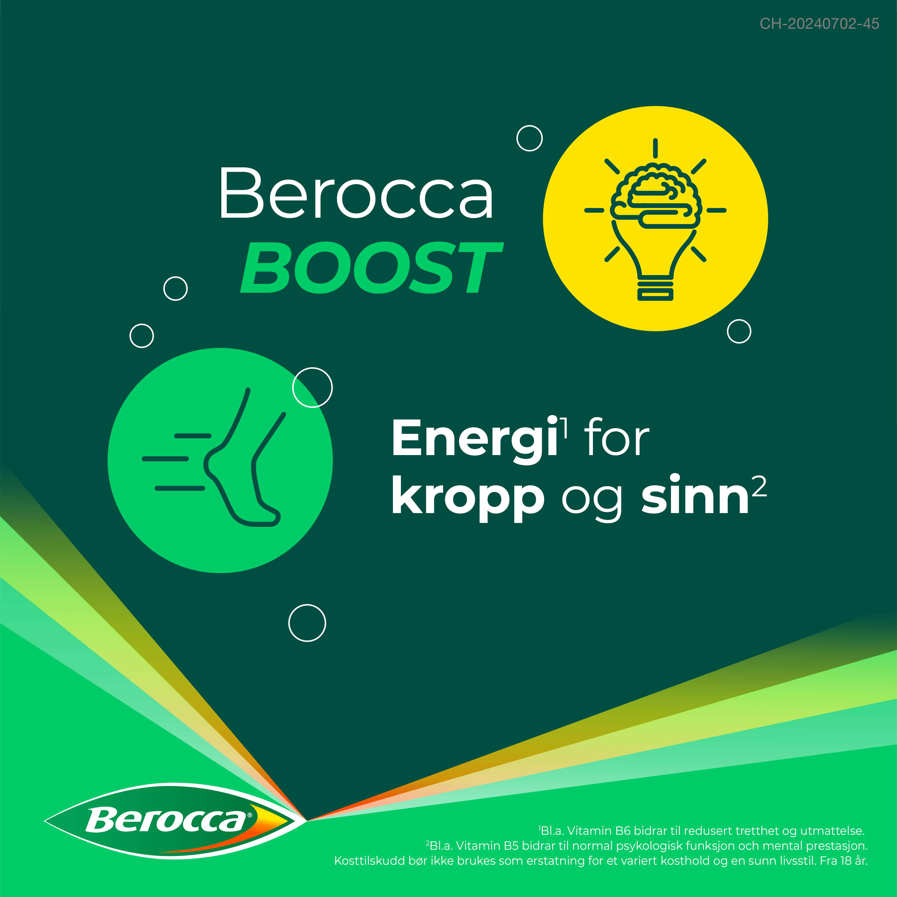 Berocca Boost brusetabletter, 2 x 15 stk.