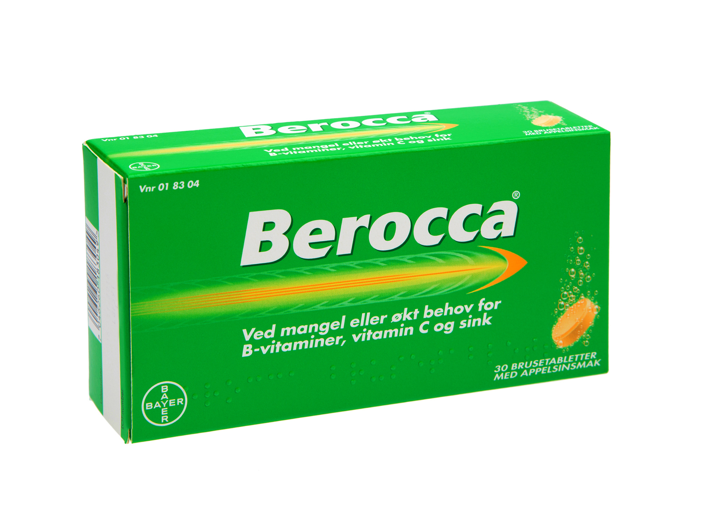 Berocca Brusetabletter, 2 x 15 stk.