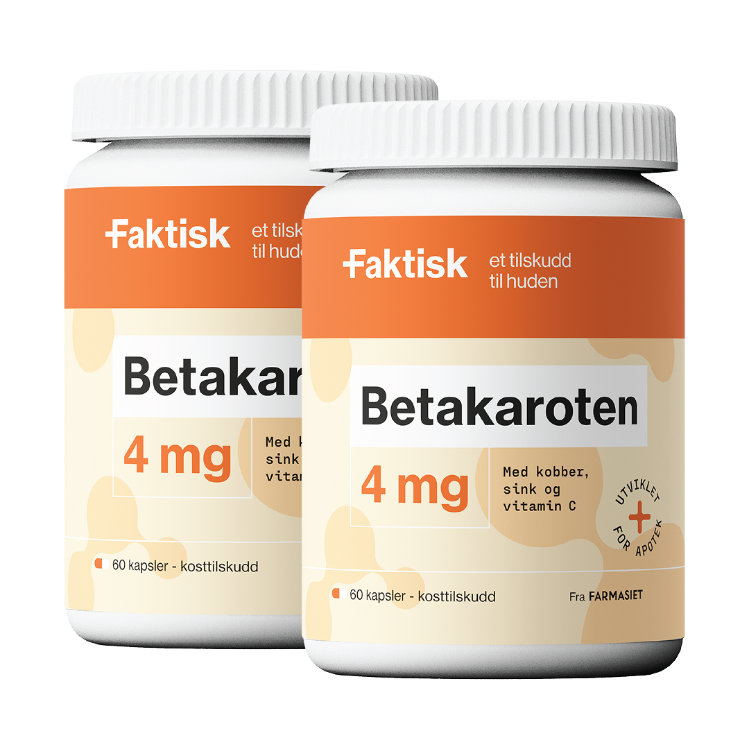 Betakaroten 4 mg kapsler x2