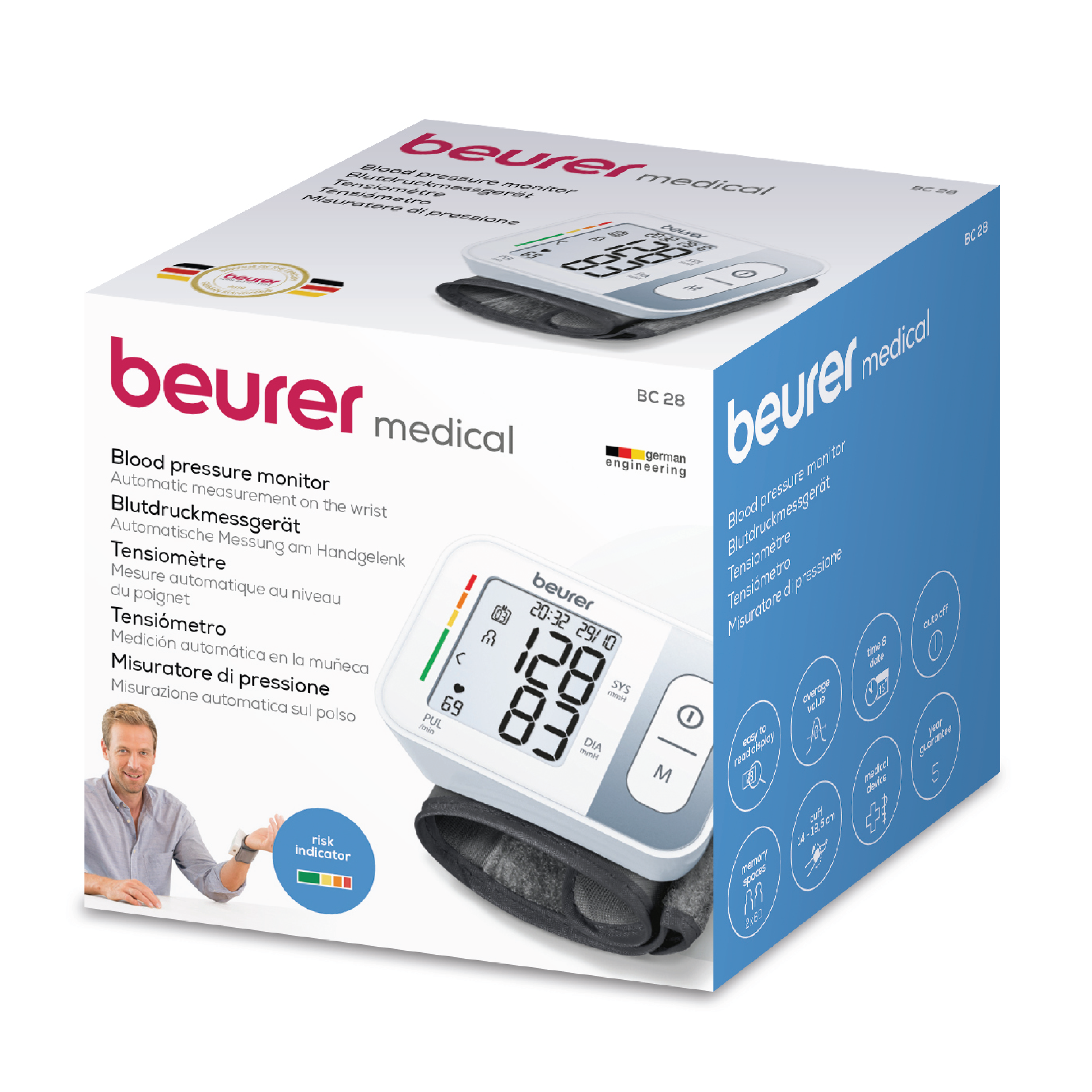 Beurer BC 28 Blodtrykksmåler, 1 stk.