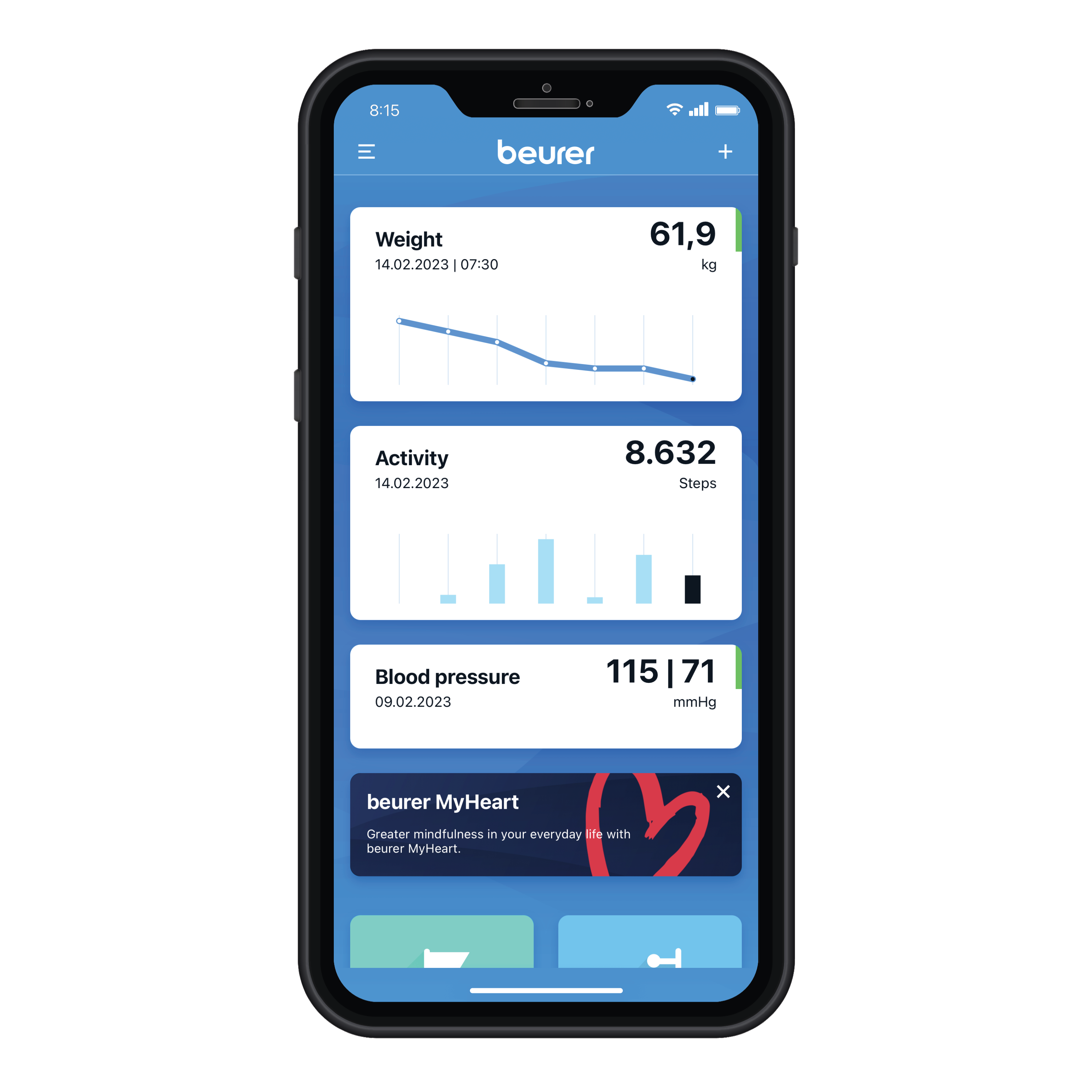 Beurer BF 880 Smart Baderomsvekt, 1 stk.