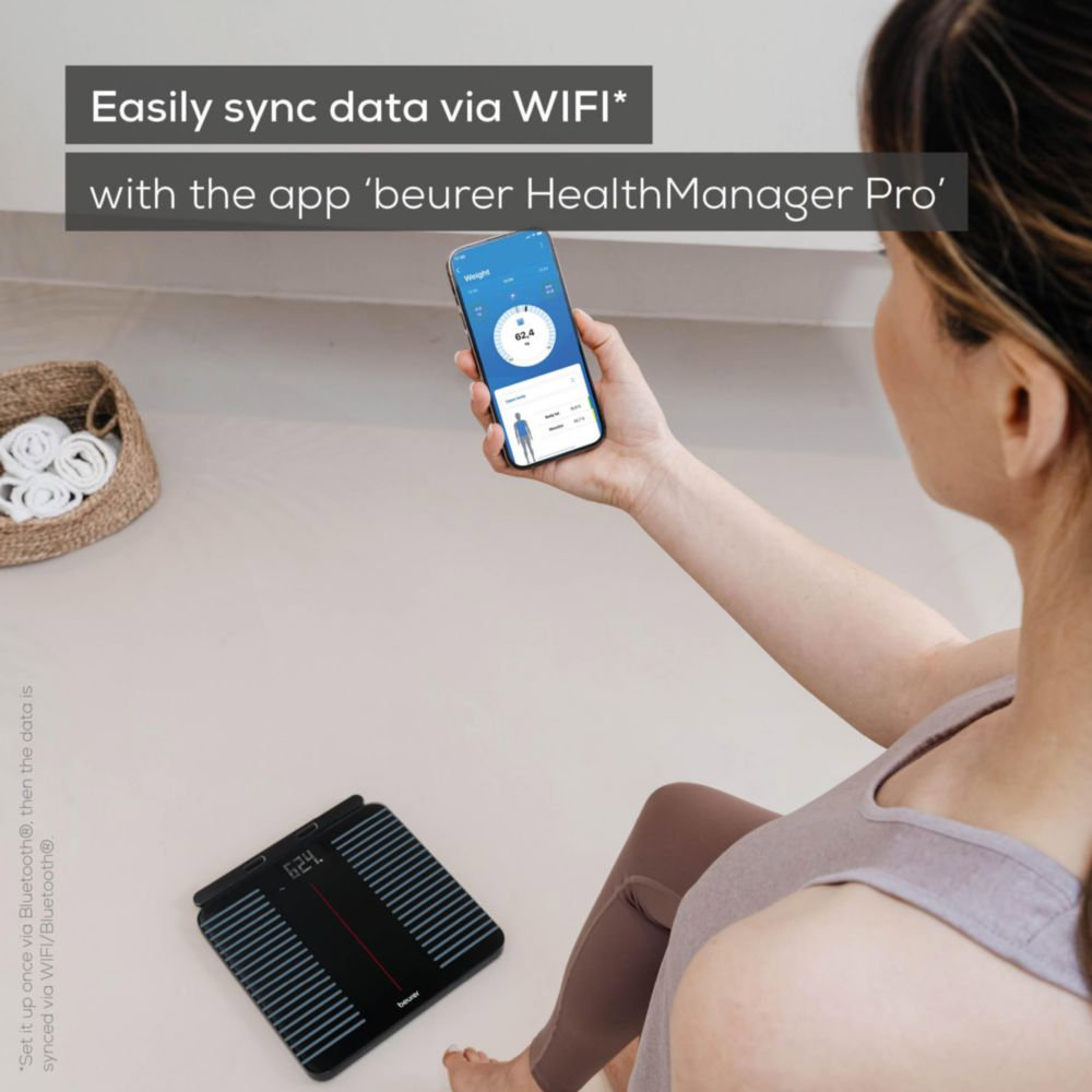 Beurer BF 990 Smart Baderomsvekt, 1 stk.