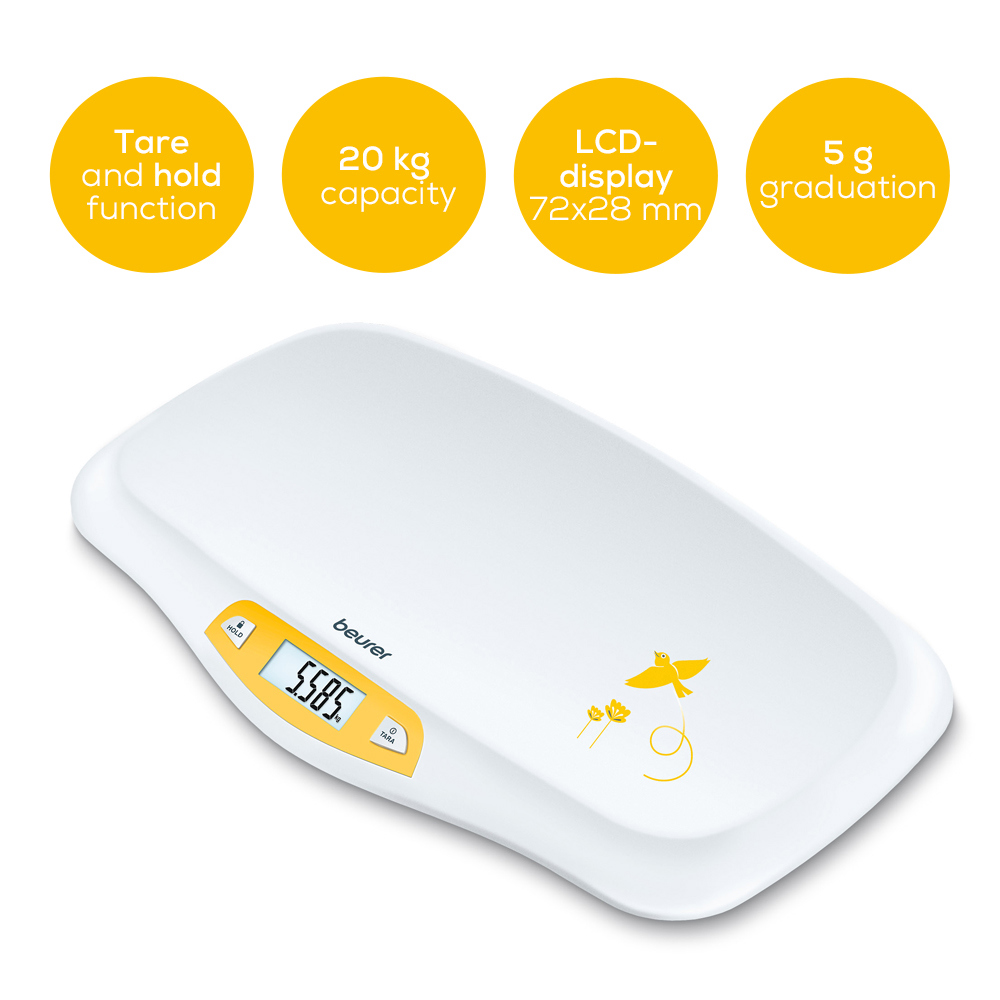 Beurer BY 80 Babyvekt, 1 stk.