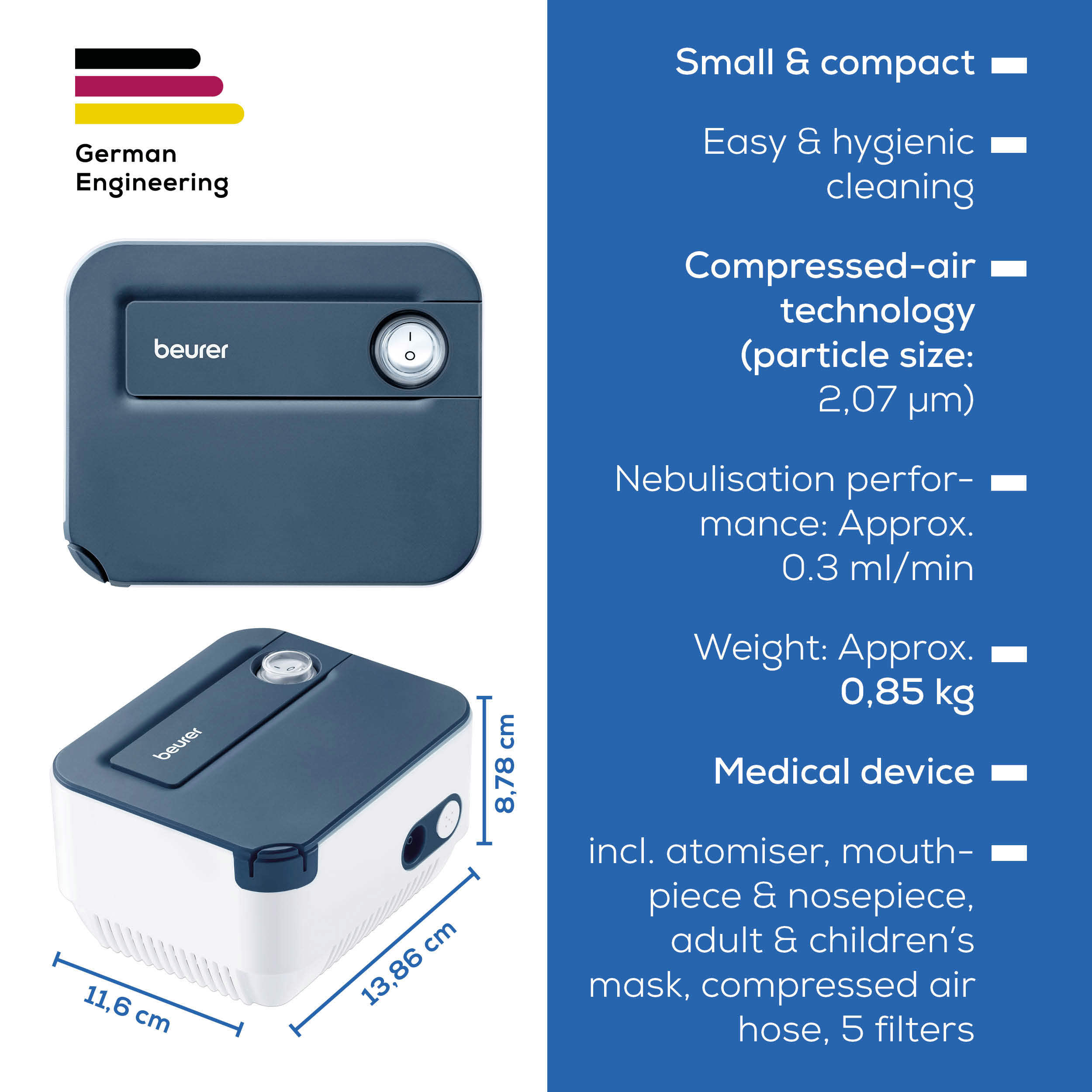 Beurer IH 16 Forstøver, 1 stk.