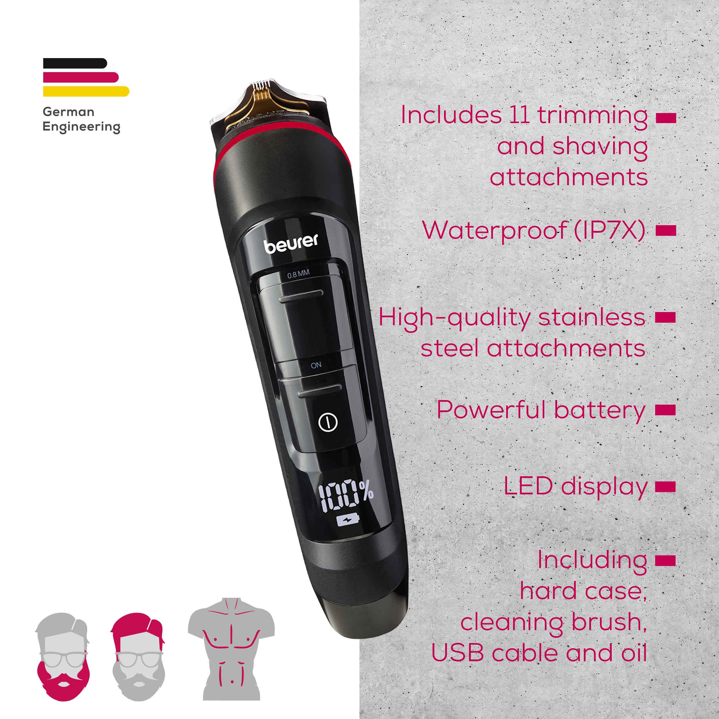 Beurer MN9X Multigroomer, 1 stk.