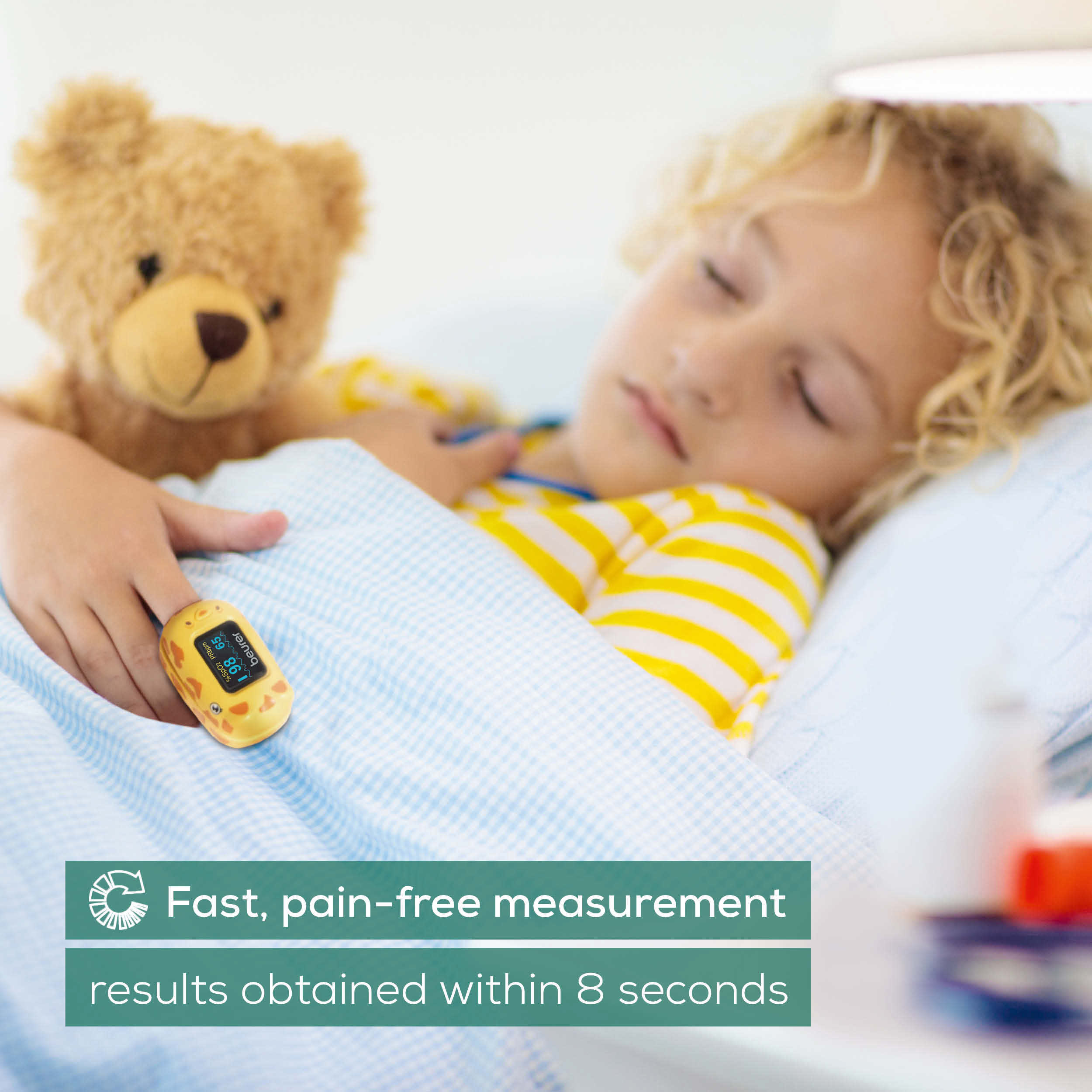 Beurer PO 13 Kids Pulsoksymeter, 1 stk.