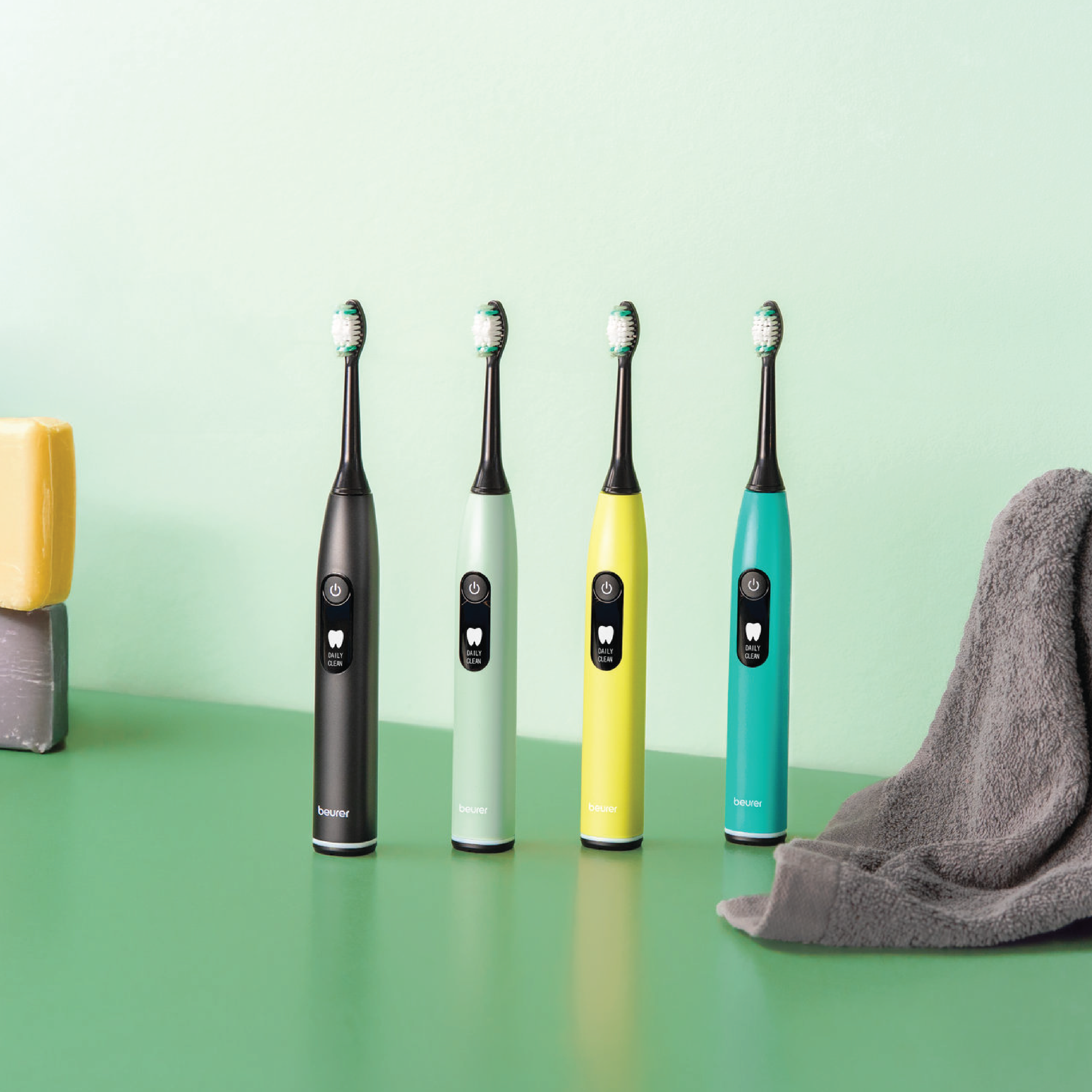 Beurer SC 50 Elektrisk tannbørste, Splashy Lemon, 1 stk.