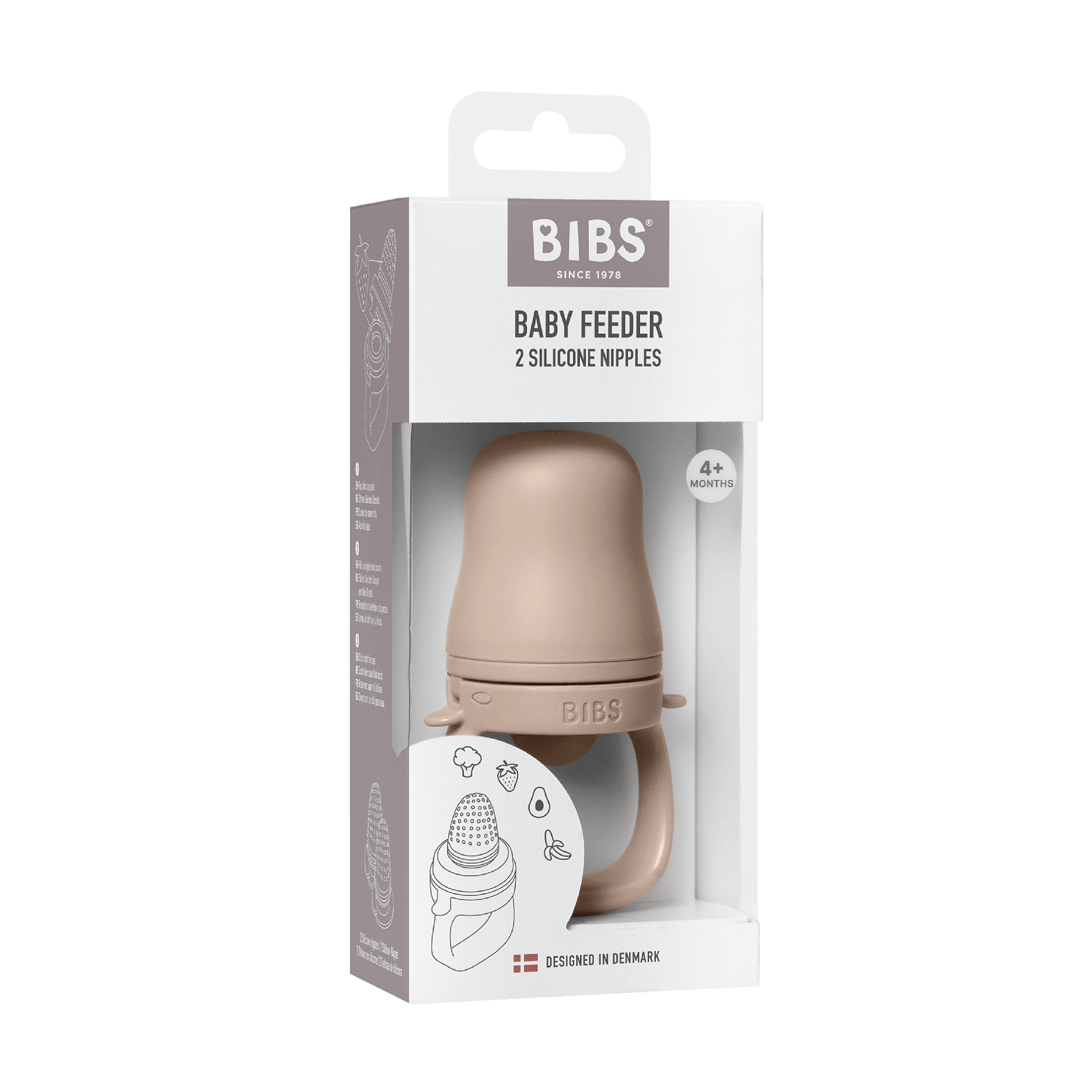 BIBS Baby Feeder, Blush, 1 stk.