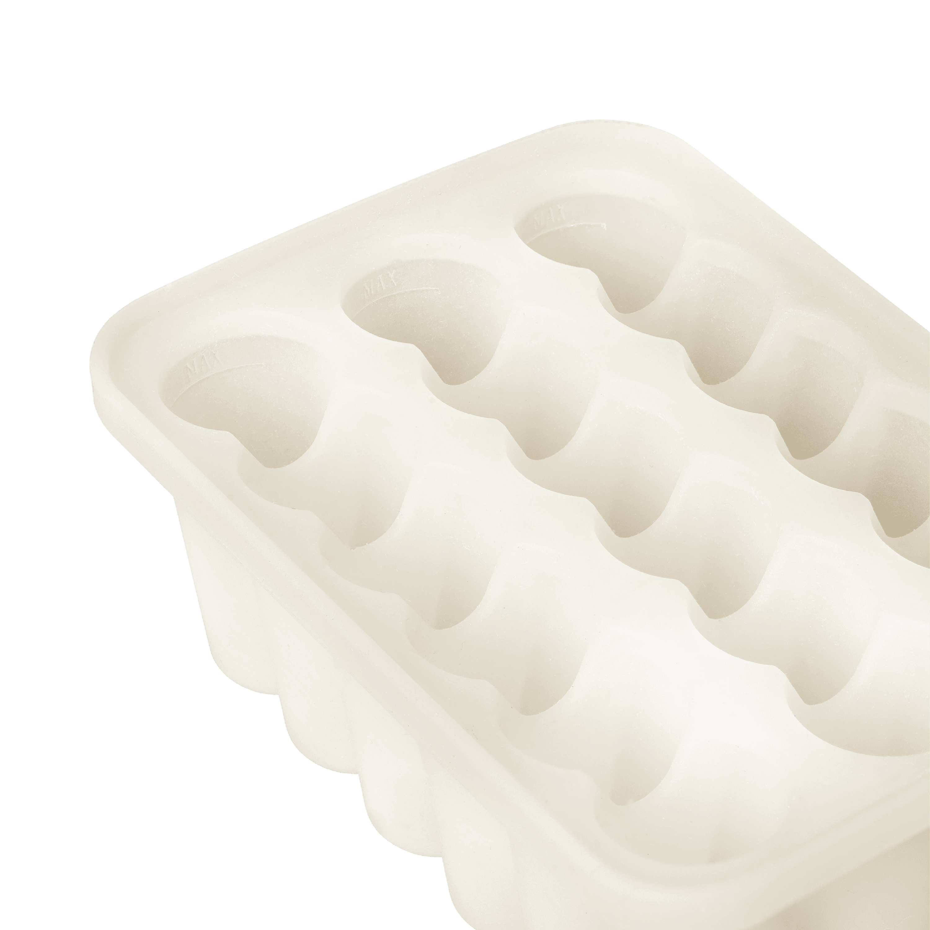 BIBS Baby Food Freezer Tray, Ivory, 1 stk.