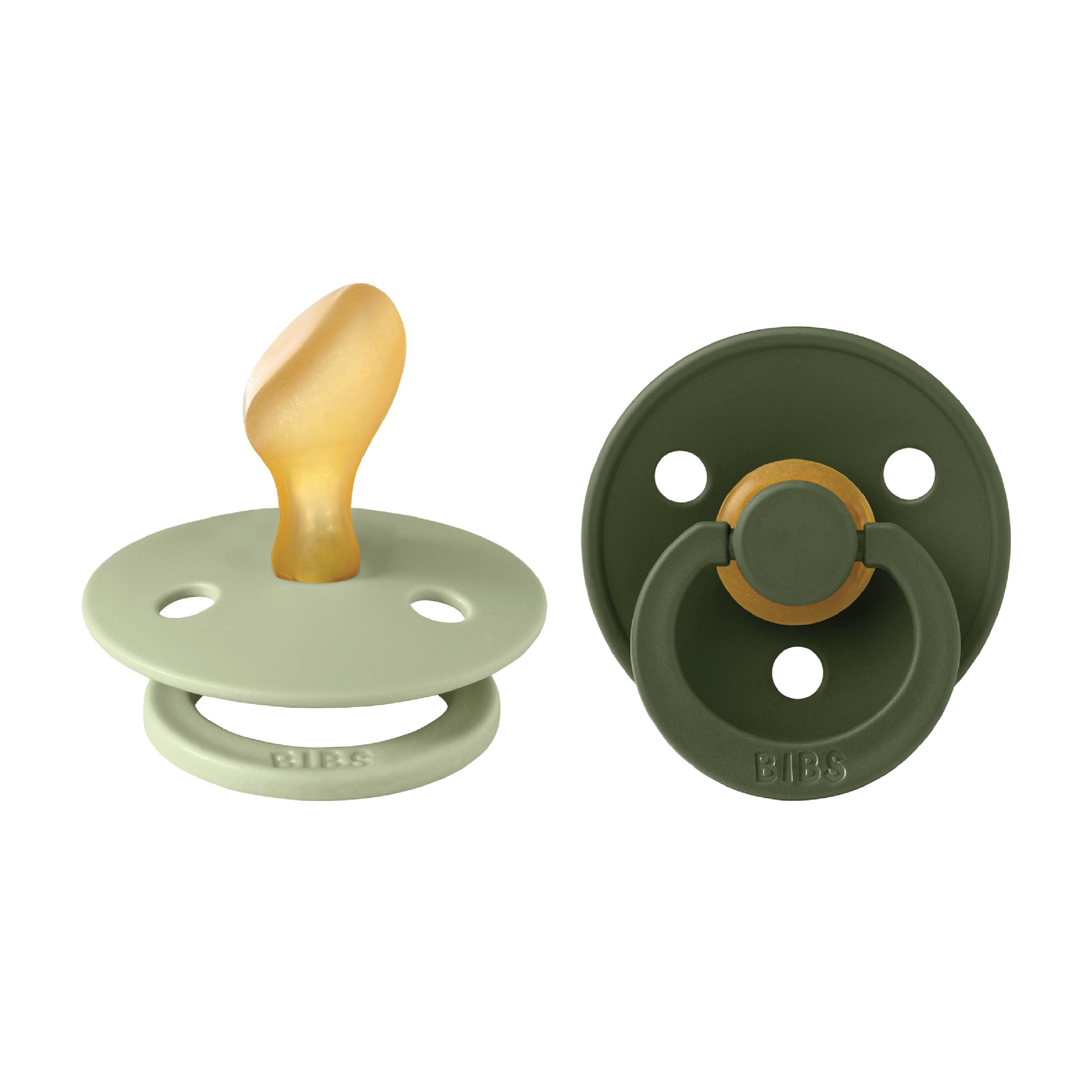 Colour Anatomical Latex Smokk Str. 2, 6-18 mnd, sage/hunter green, 2 stk.