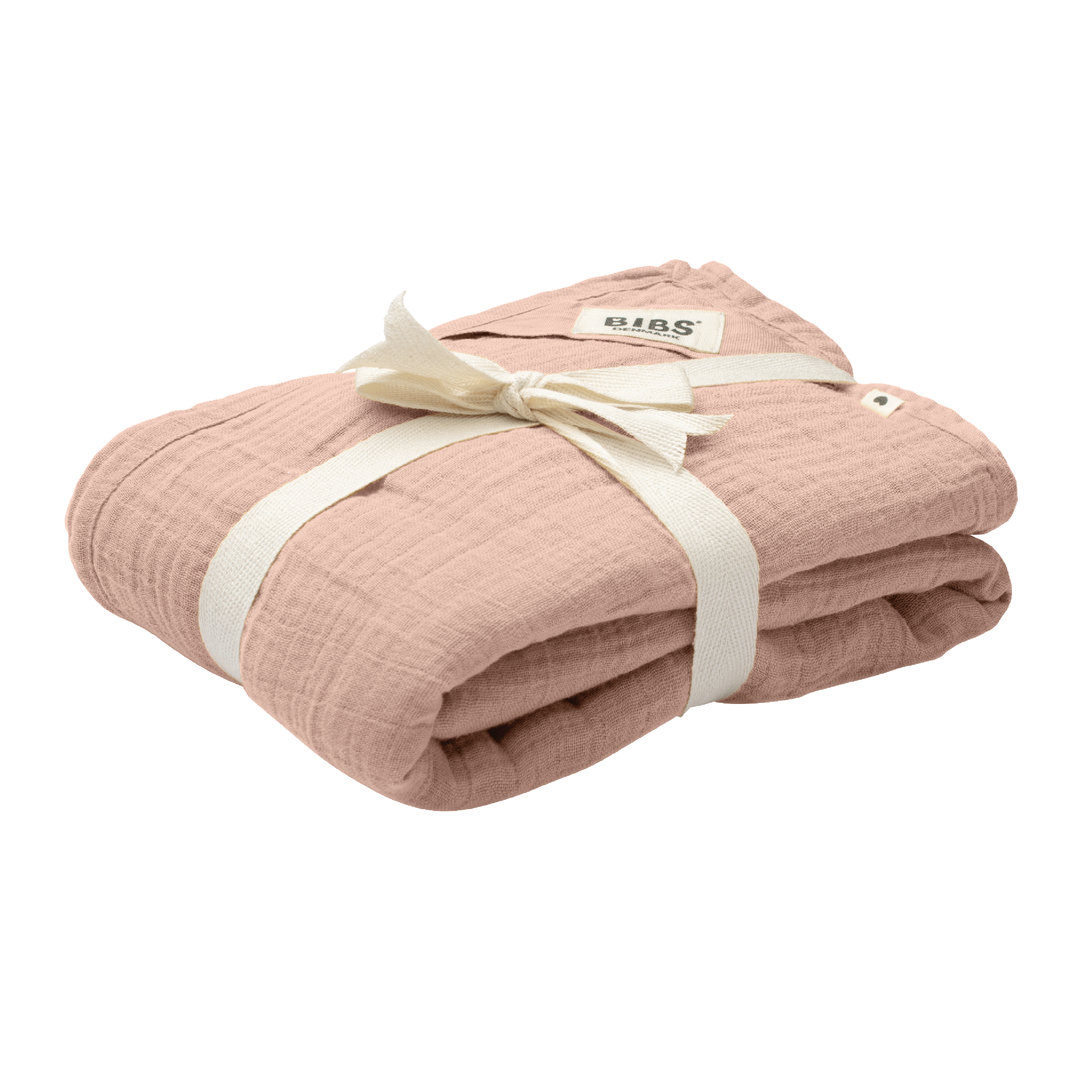 BIBS Musselinteppe, Blush, 1 stk.