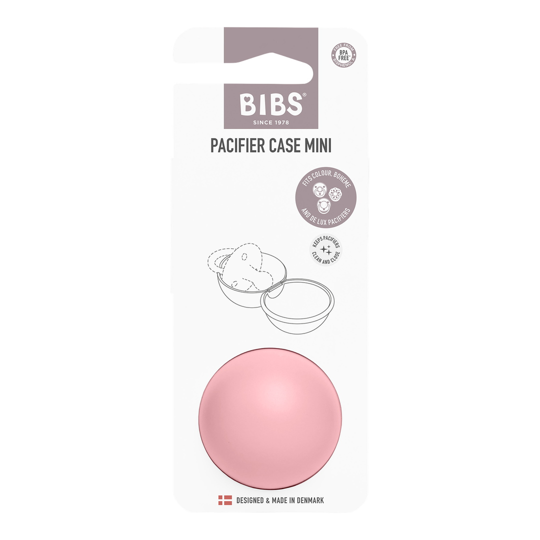 BIBS Pacifier Case Mini, Baby pink, 1 stk.