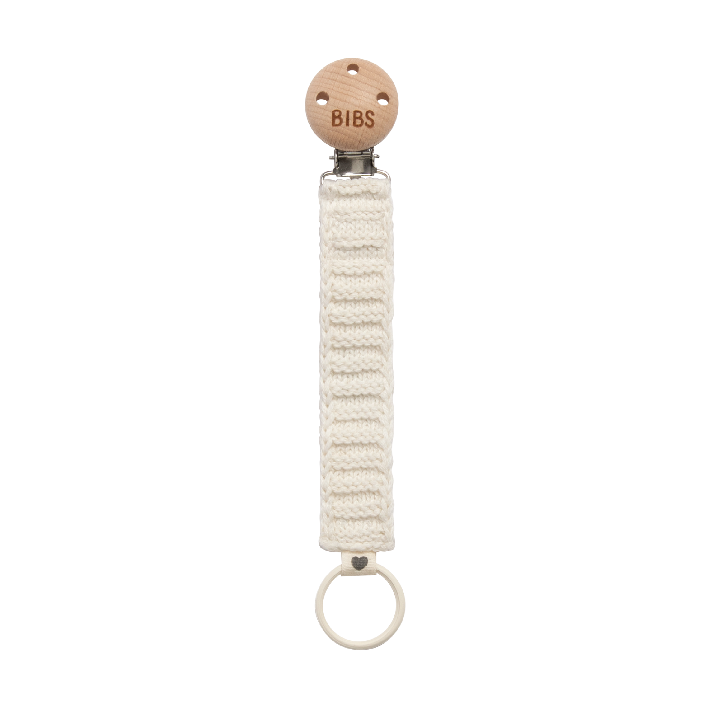 BIBS Pacifier Clip Knitted, 1 stk.