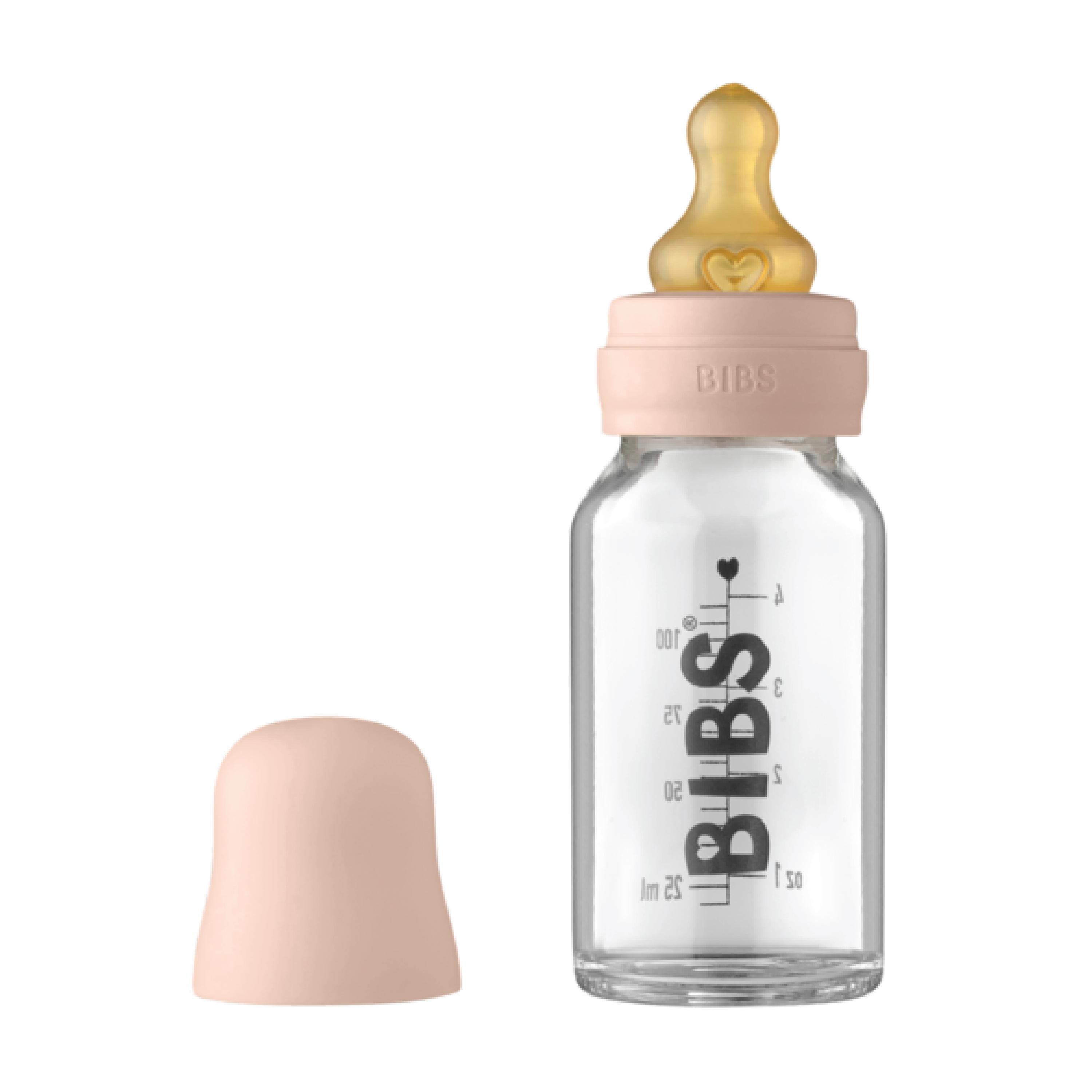 Tåteflaske i glass, Blush, 110 ml