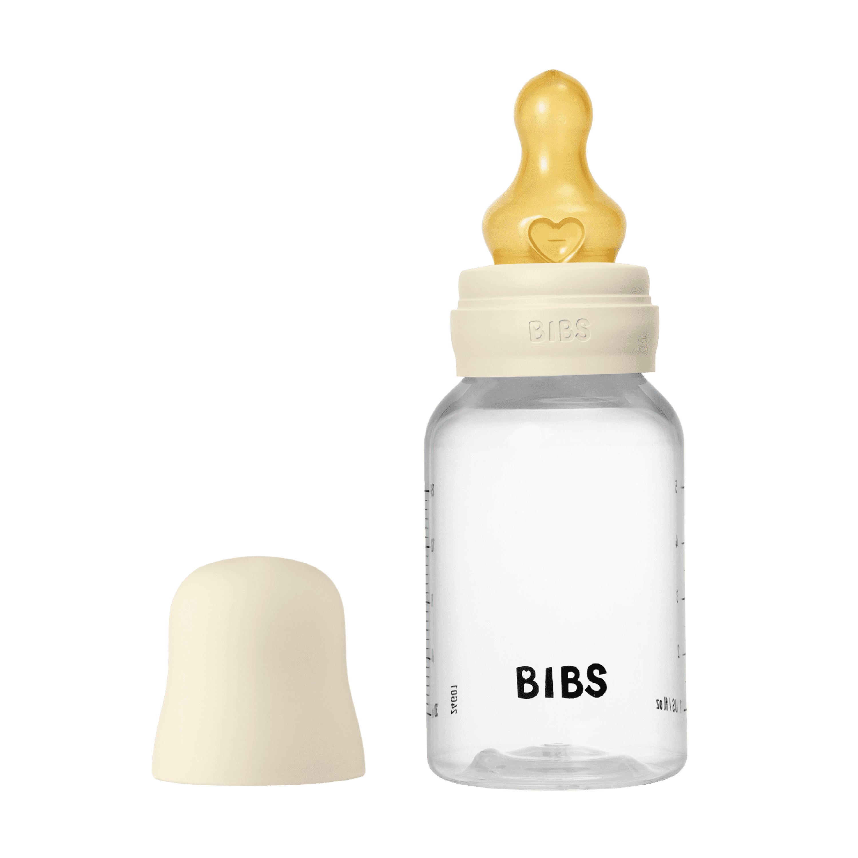 BIBS Tåteflaske Latex, Ivory, 150 ml