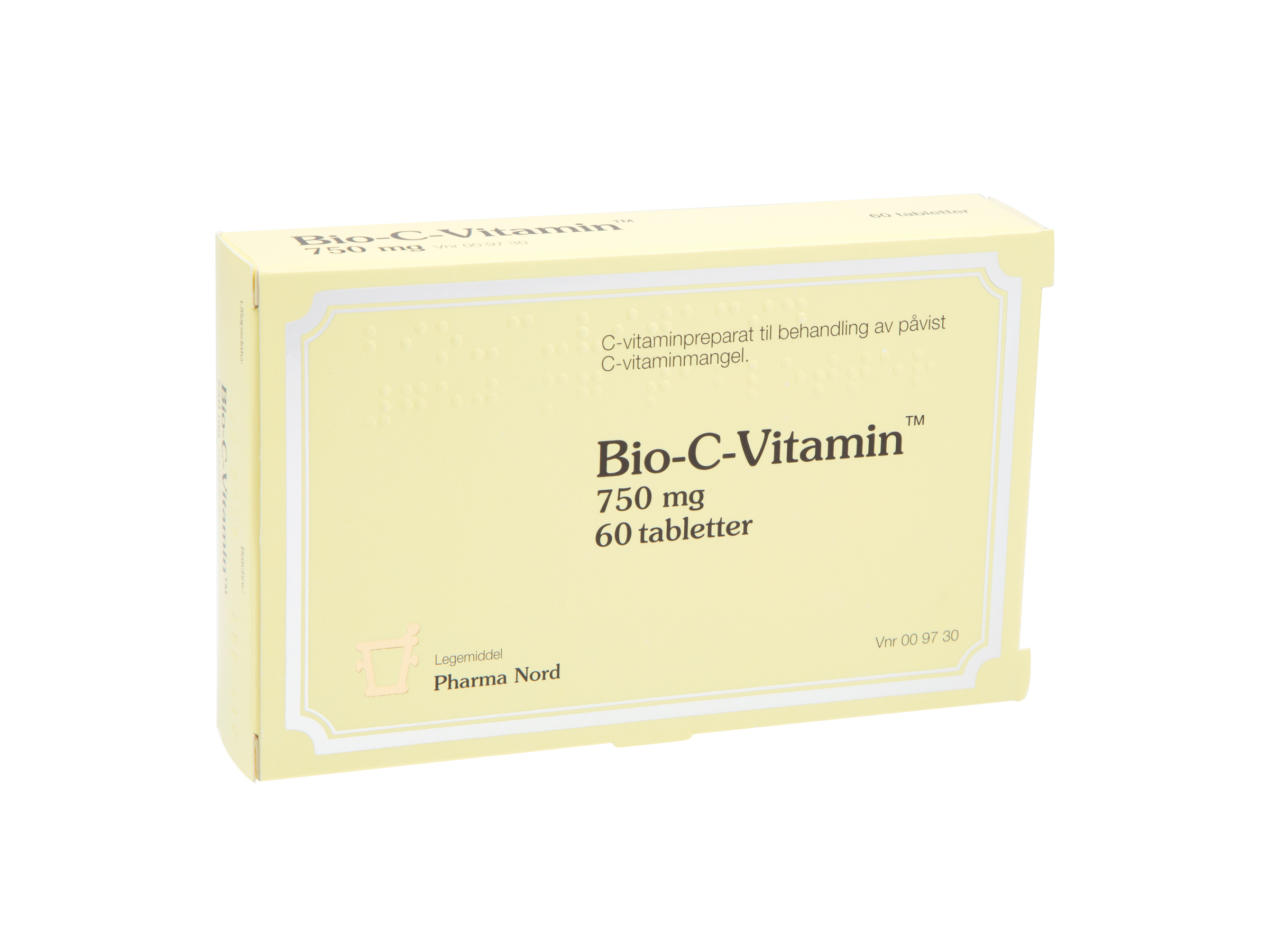 Pharma Nord Bio-C-Vitamin tabletter 750mg, 60 stk. i blisterpakning
