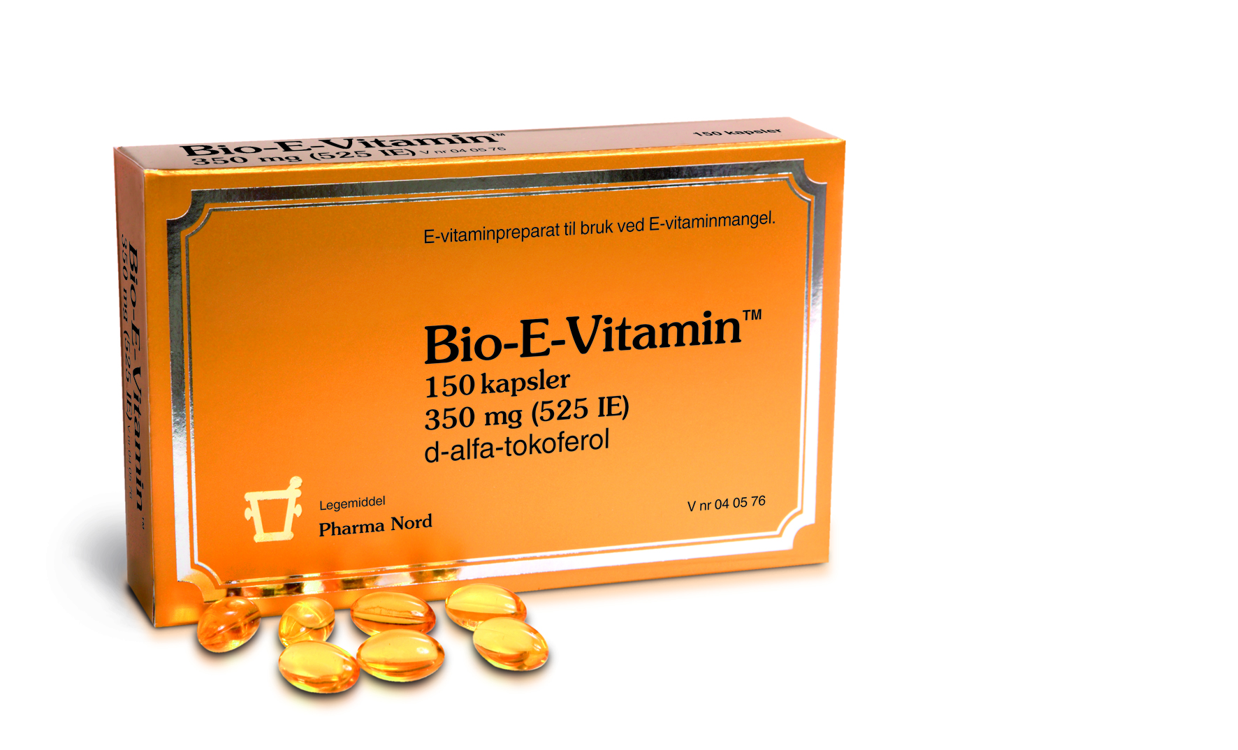 Pharma Nord Bio-E-Vitamin kaps 350mg, 150 stk.