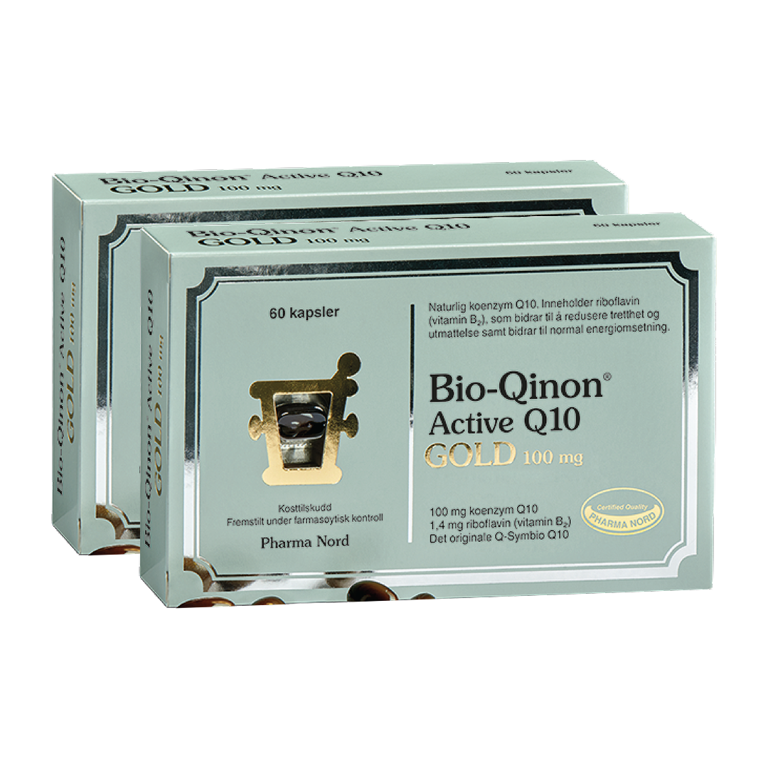 Bio-Qinon Q10 GOLD 100 mg kapsler x2