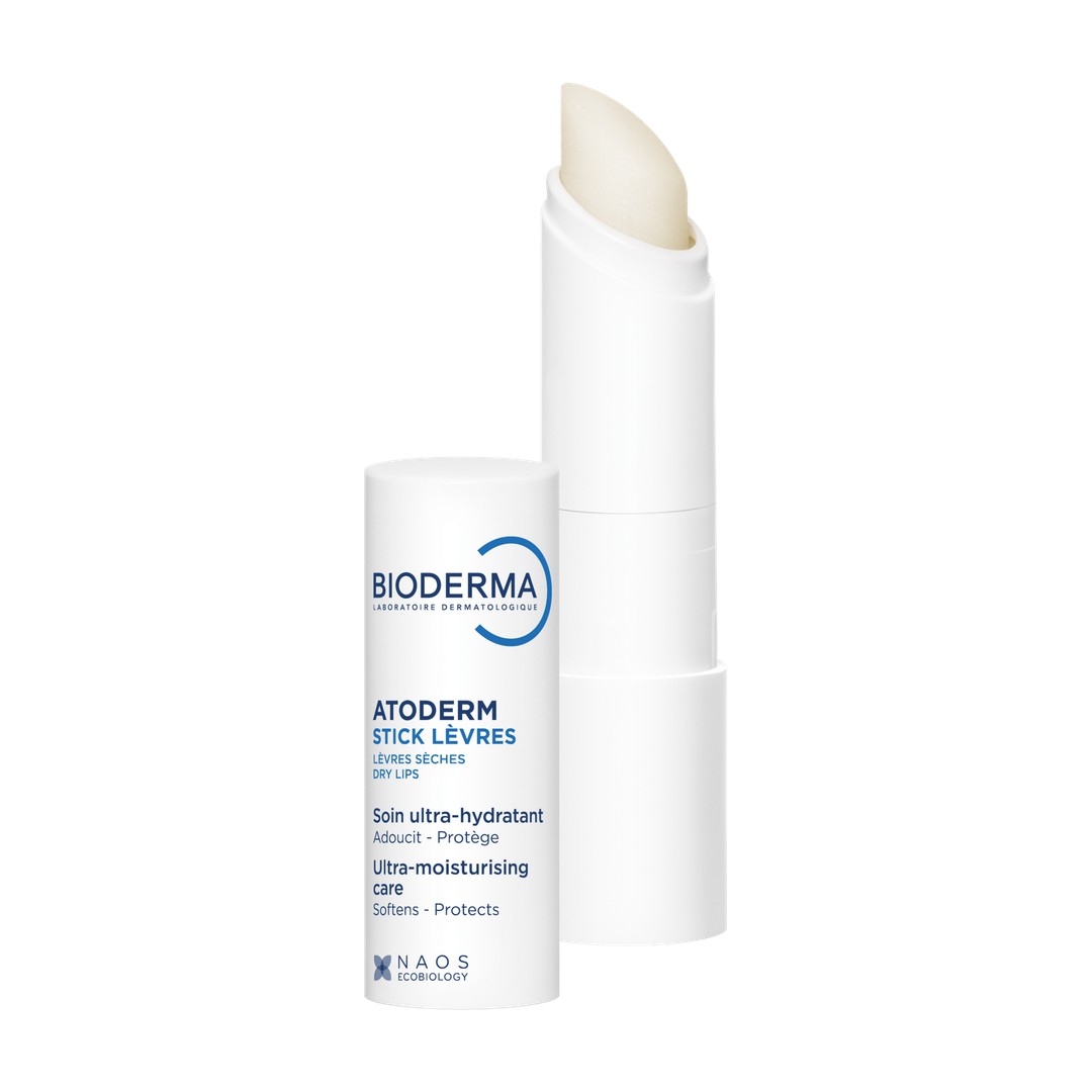 Bioderma Atoderm Stick Lèvres Leppepomade, 4 g