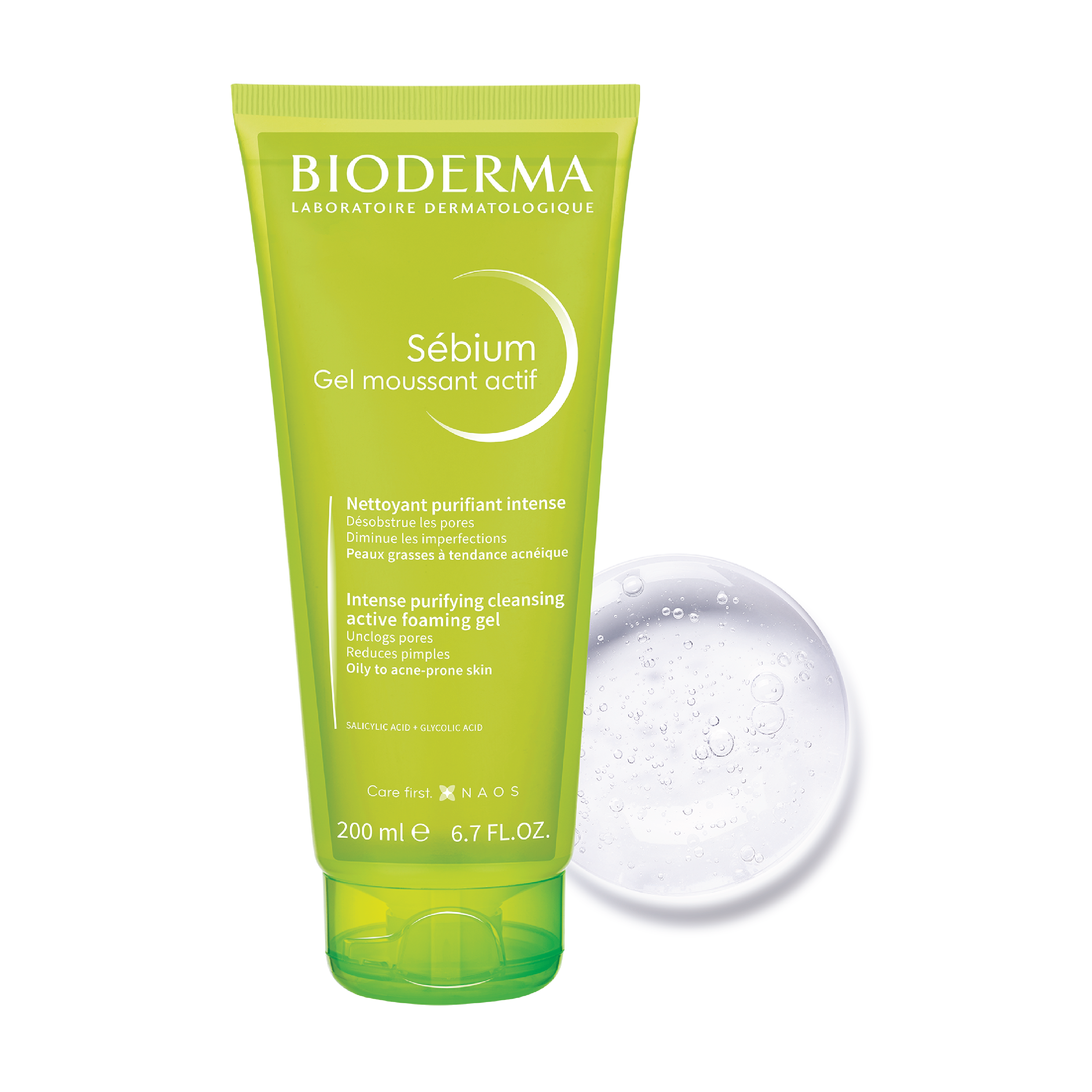 Bioderma Sebium Gel Moussant Actif, 200 ml