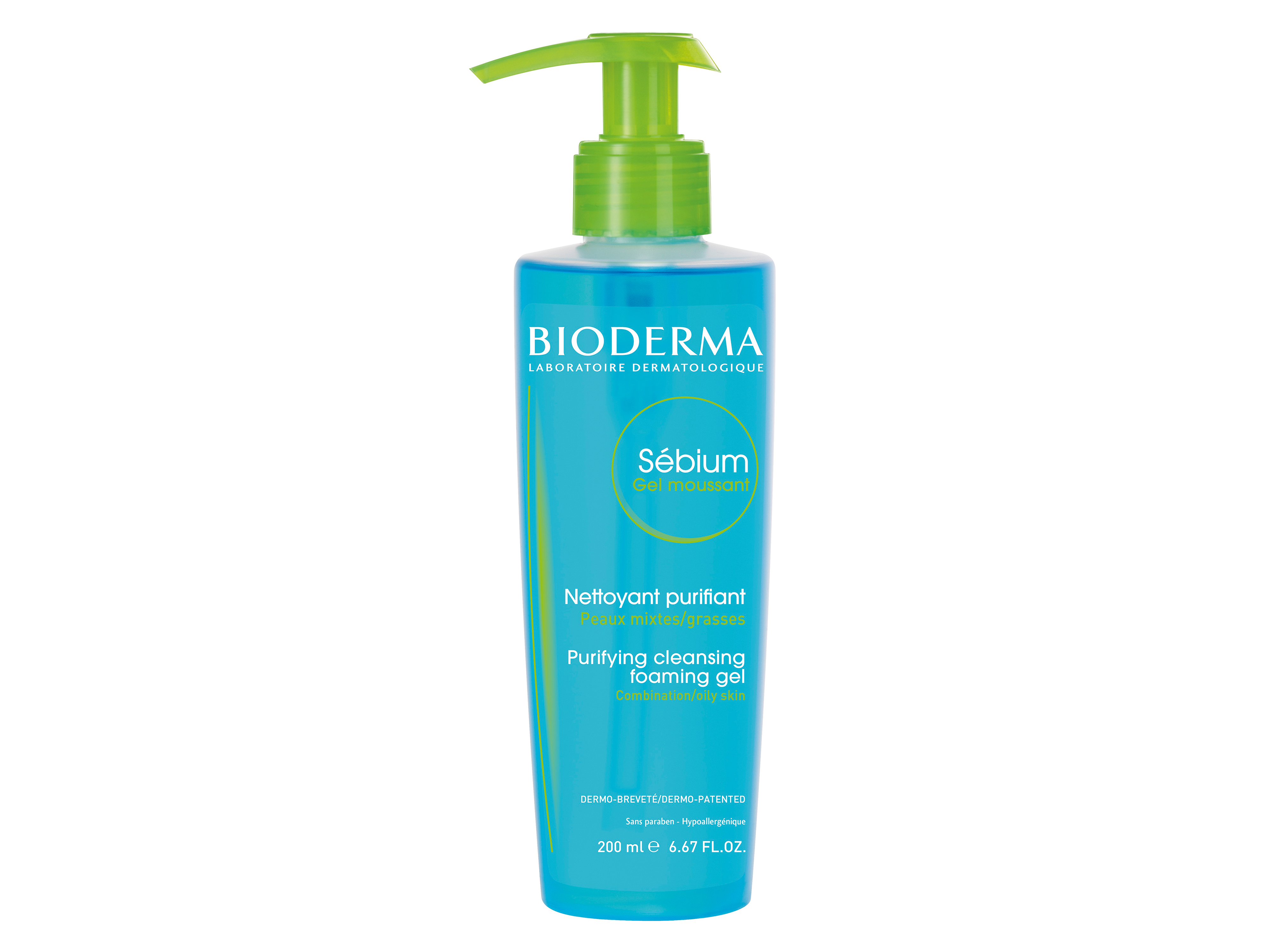 Bioderma Sebium Gel Moussant Purifying Cleansing Foaming Gel, 200 ml