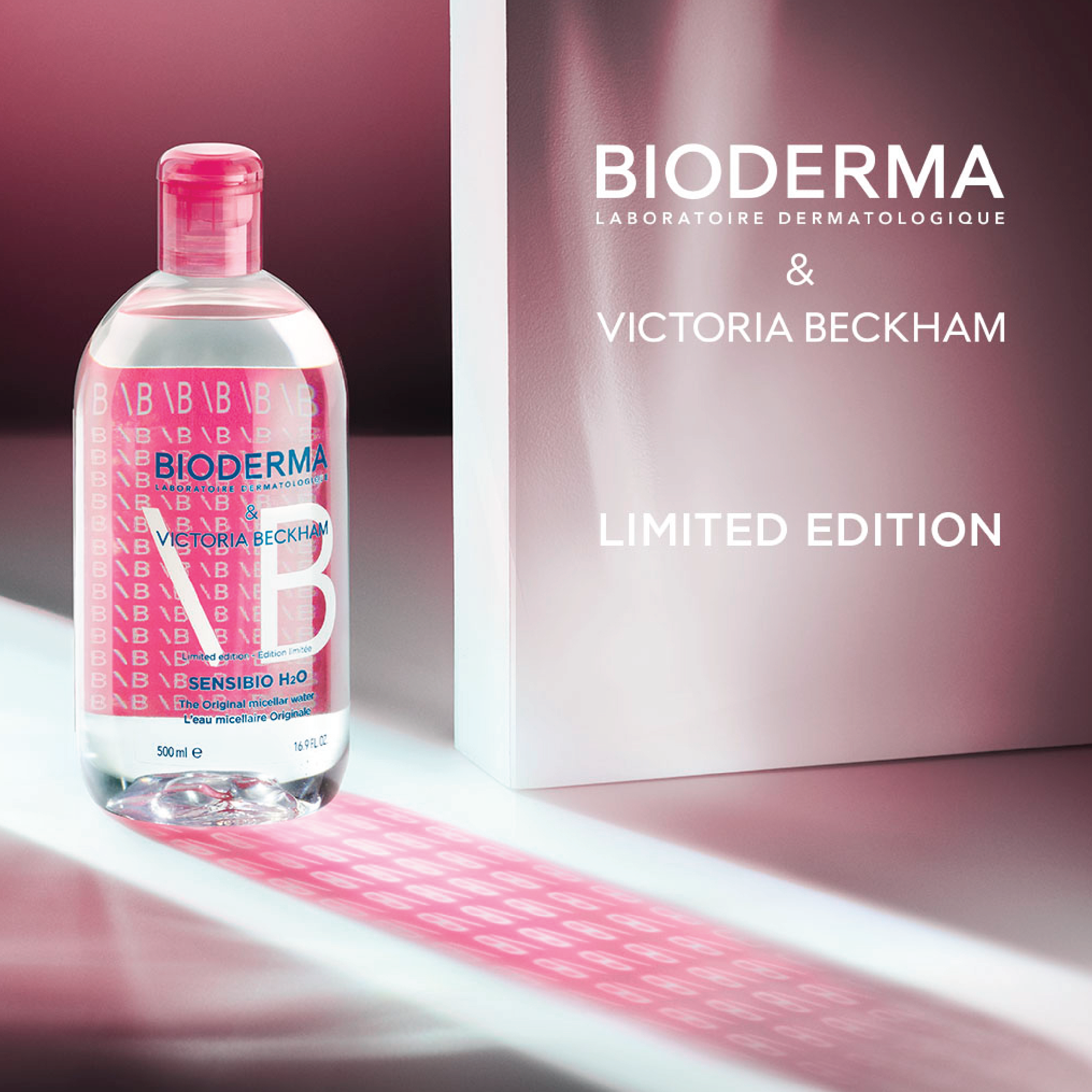Bioderma Sensibio H2O Micellarvann Victoria Beckham Limited Edition, 500 ml