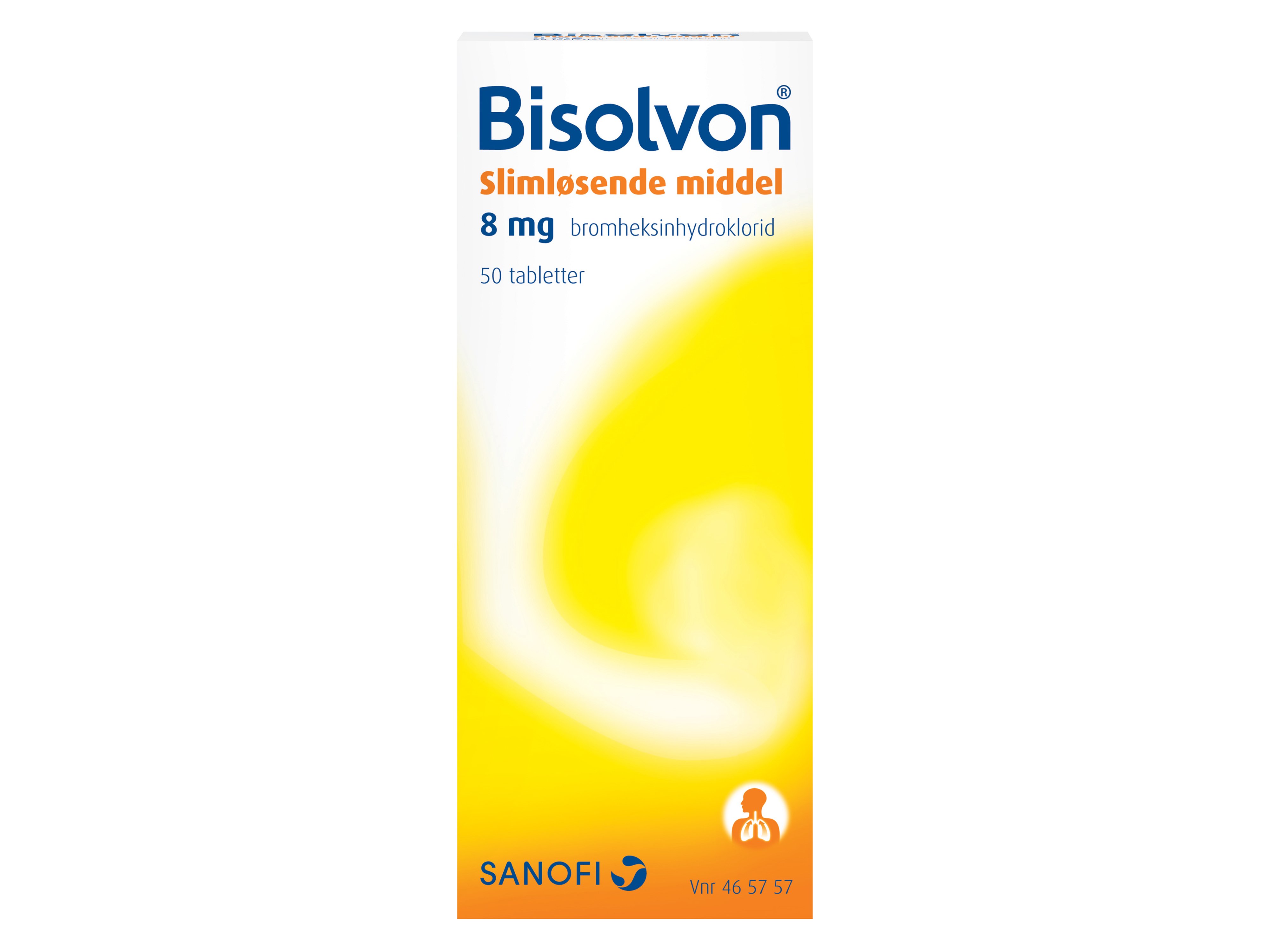 Bisolvon Tabletter 8mg, 50 stk.