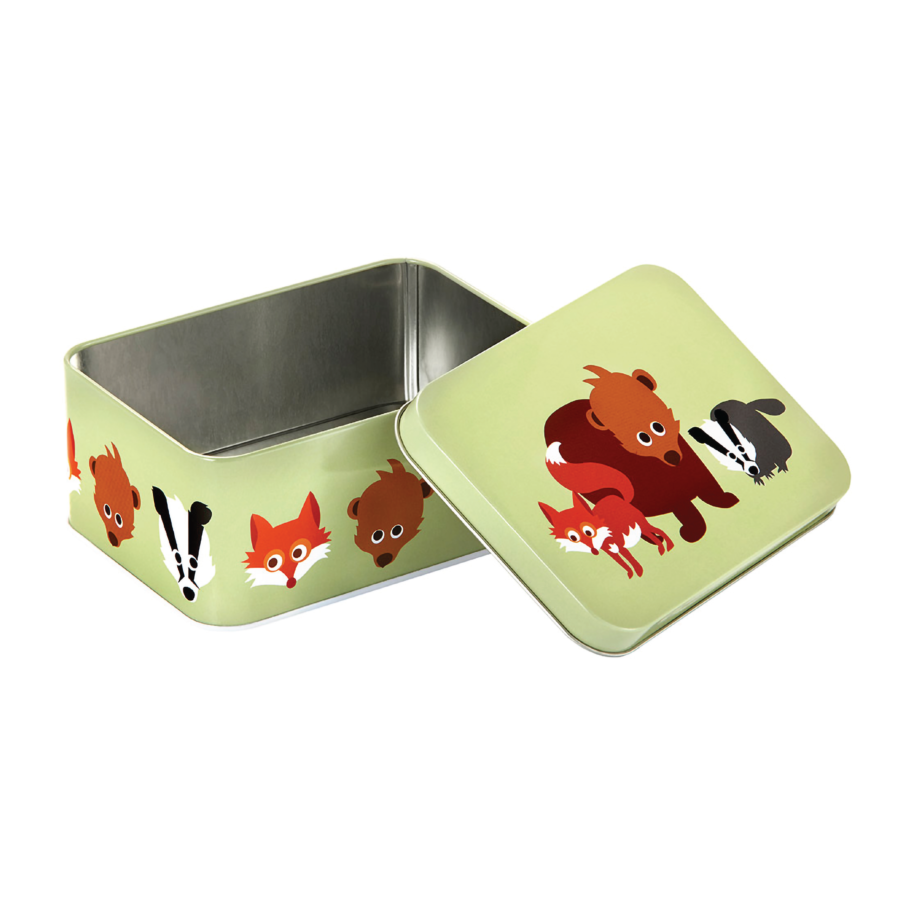 Blafre Matboks i metall, Lys grønn, 1 stk.