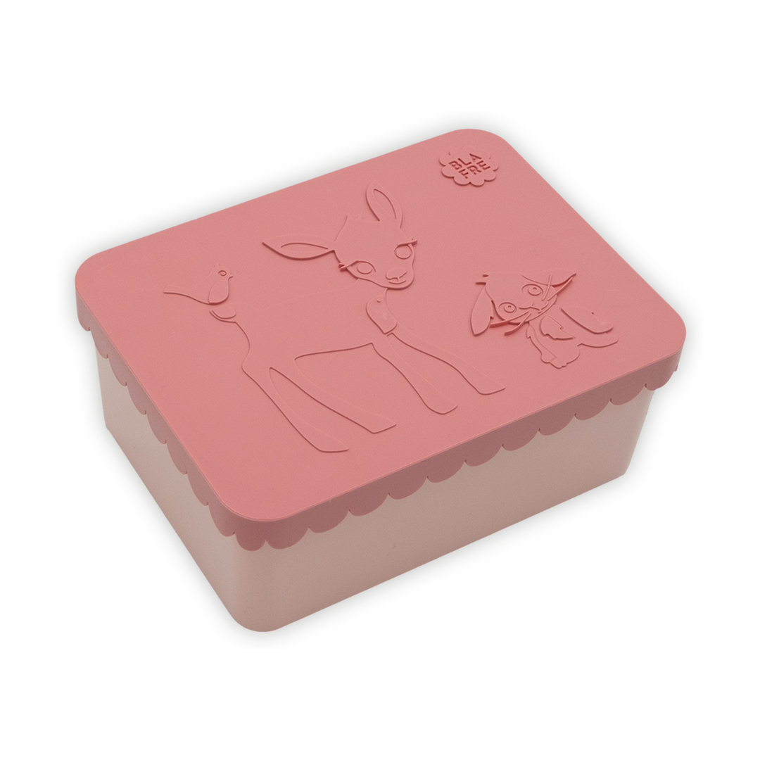Blafre Matboks i plast ett rom Rådyr, Rosa, 1 stk.