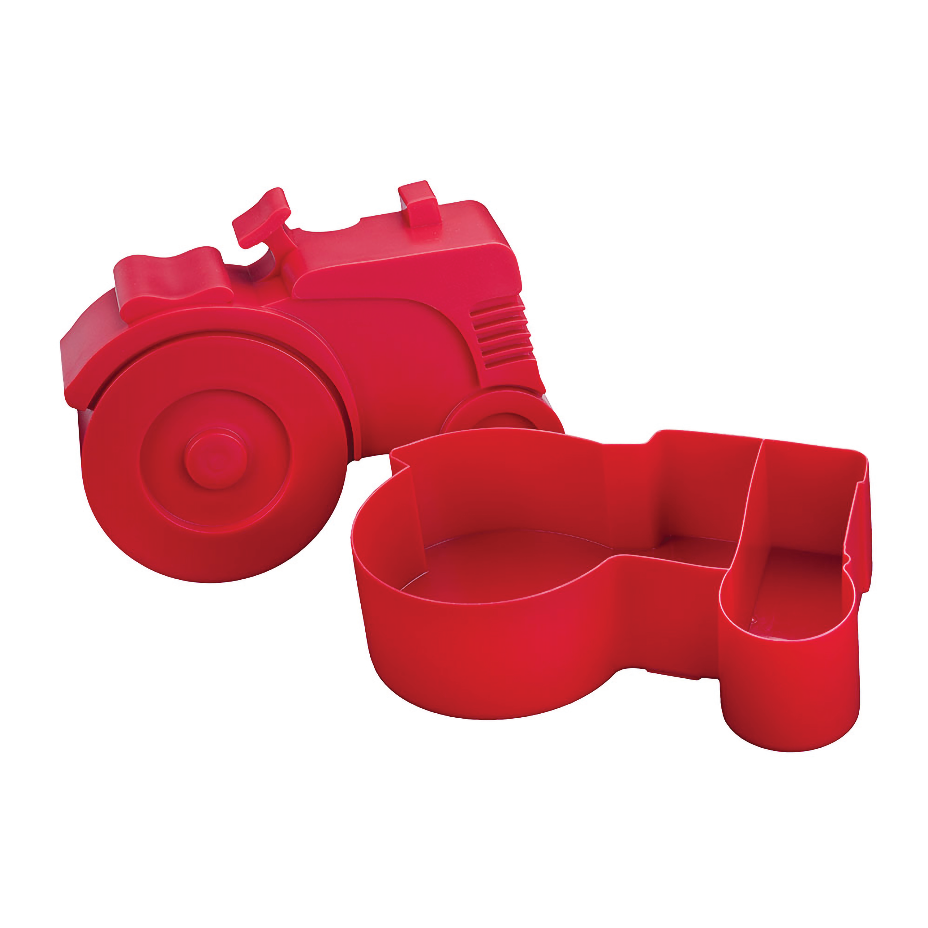 Blafre Matboks m/to rom Traktor, Rød, 1 stk.