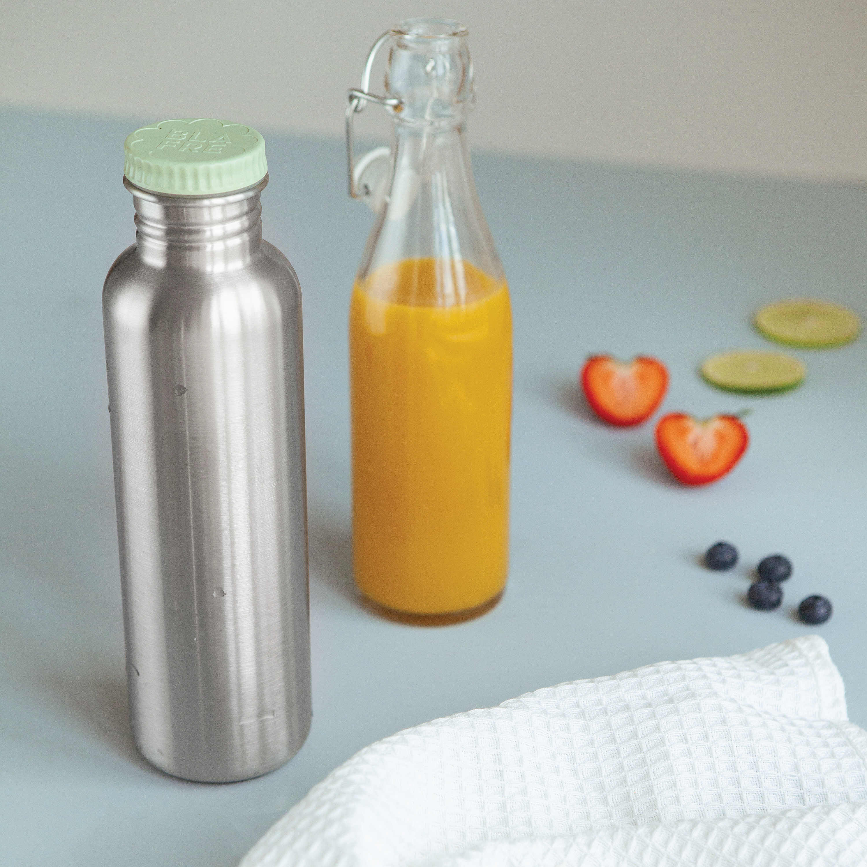 Blafre Stålflaske, Blågrønn, 750 ml