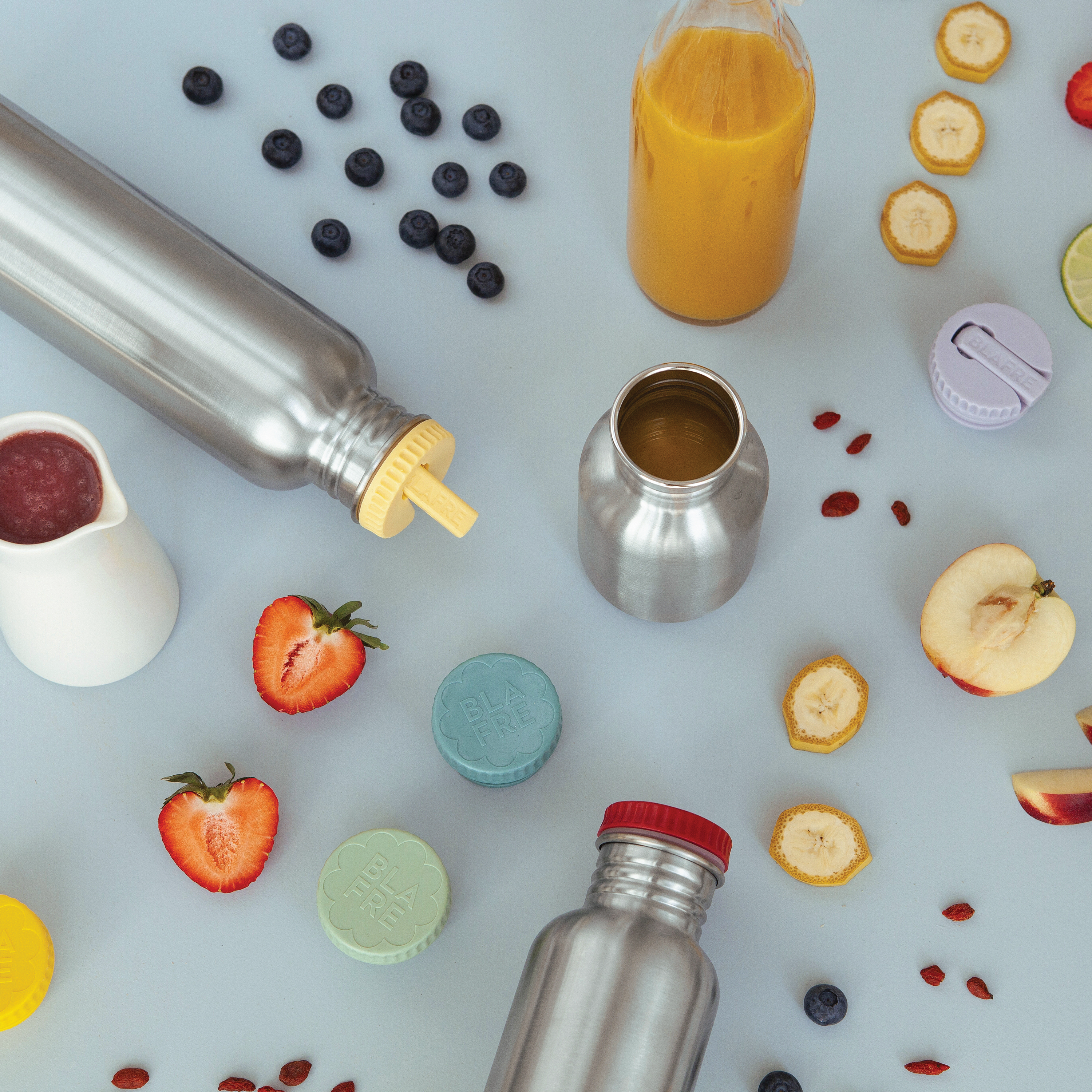 Blafre Stålflaske, Blågrønn, 750 ml