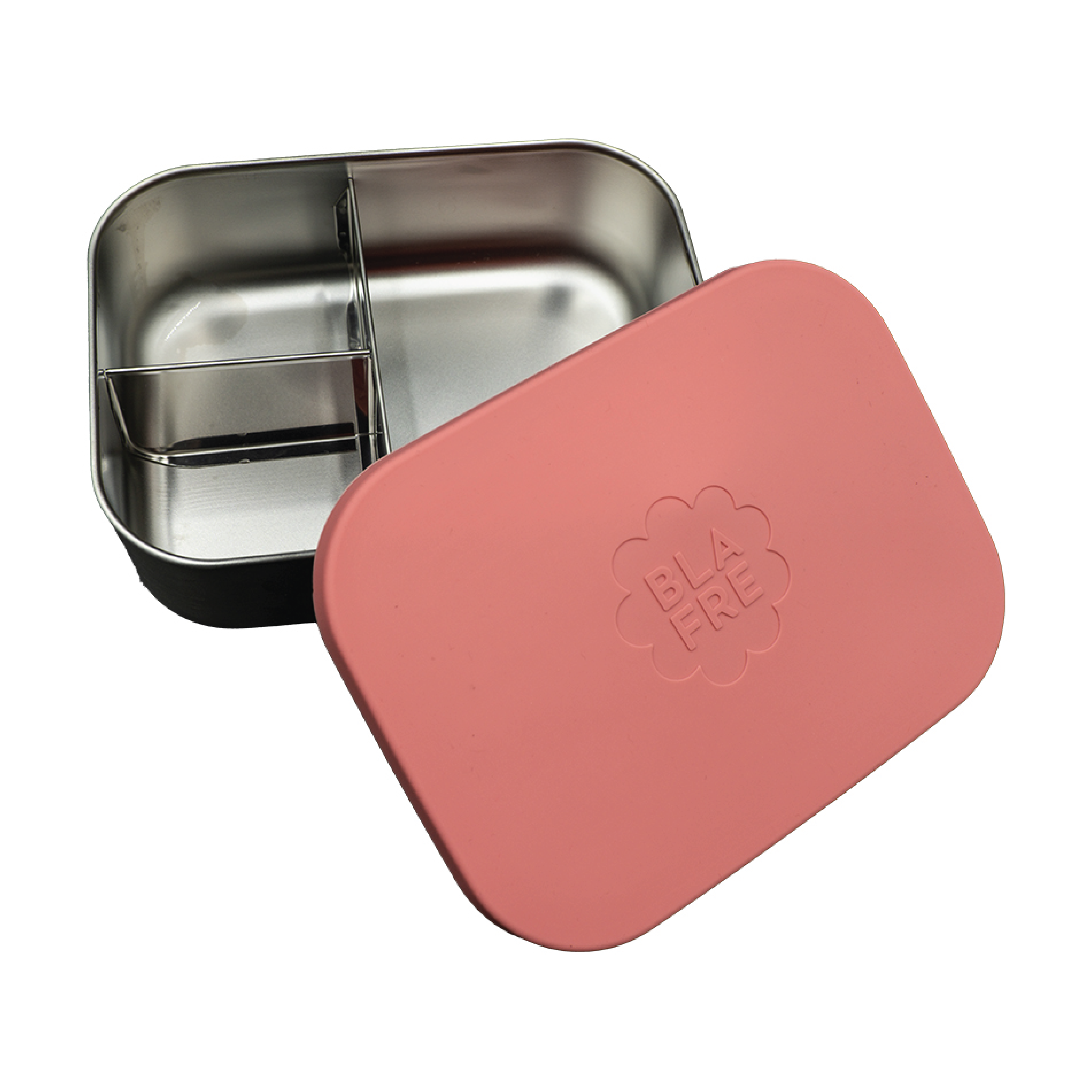 Blafre Stålmatboks tre rom, Rosa, 1 stk.